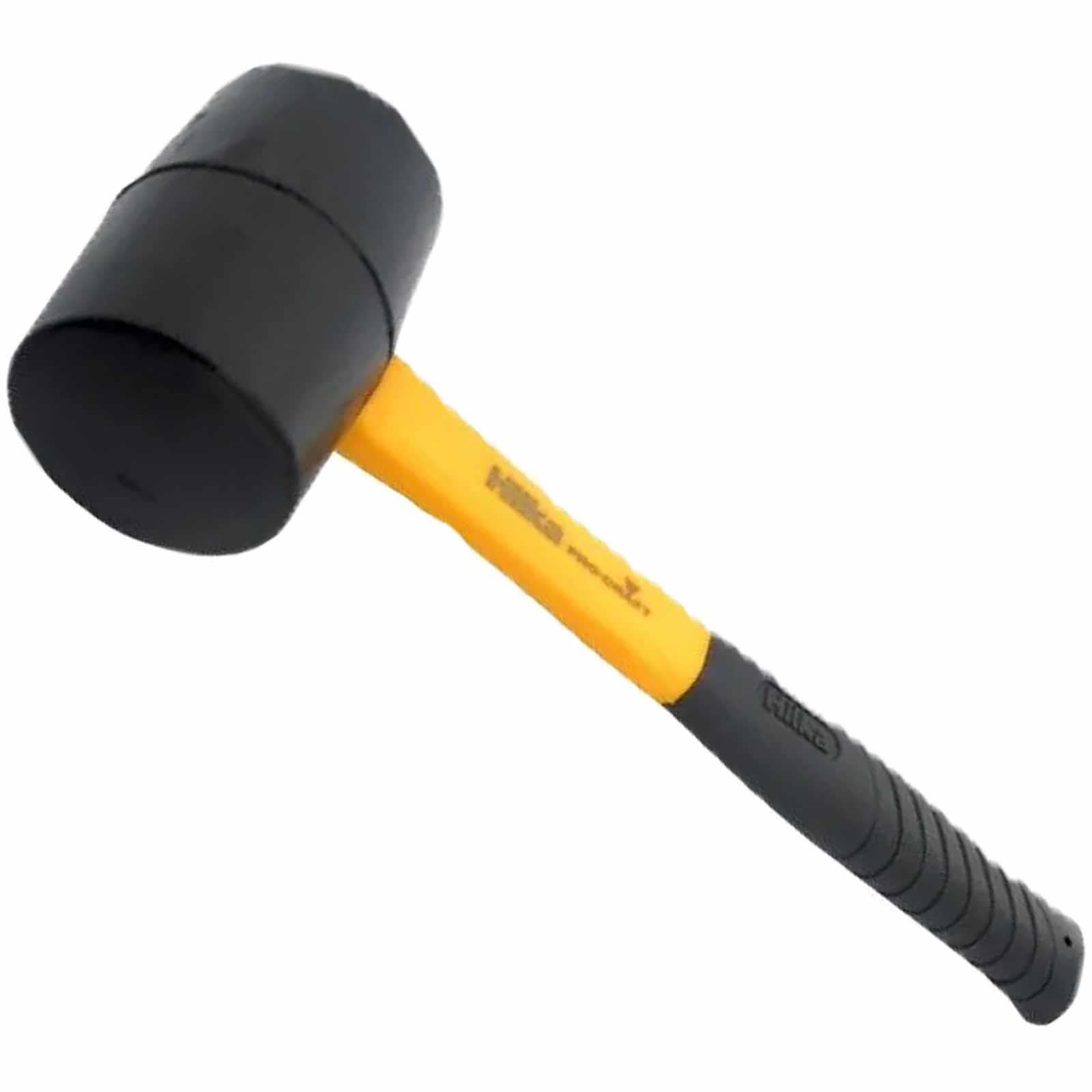 black rubber mallet