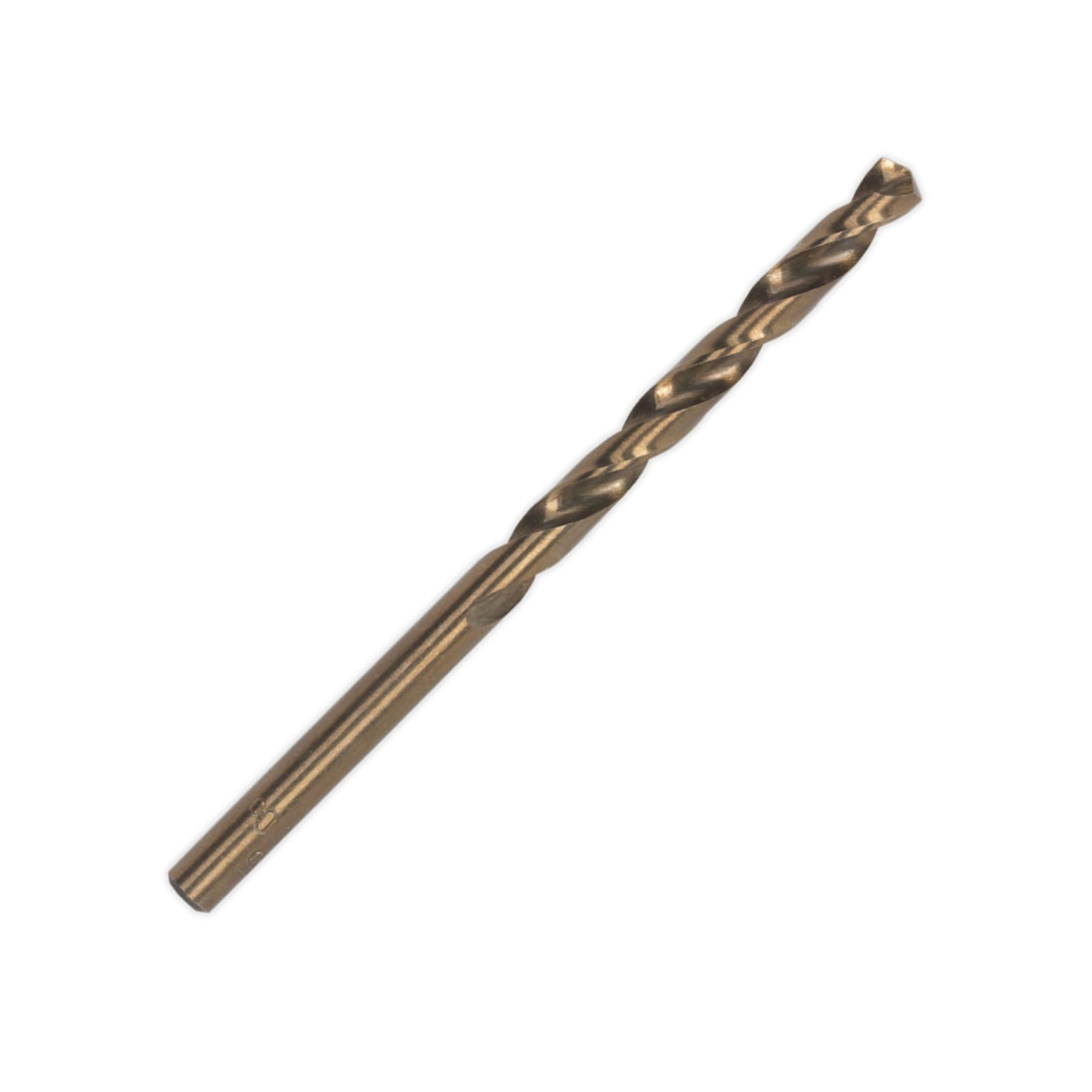 Sealey HSS Cobalt Fully Ground Drill Bit Ø1/8" Pack of 10
