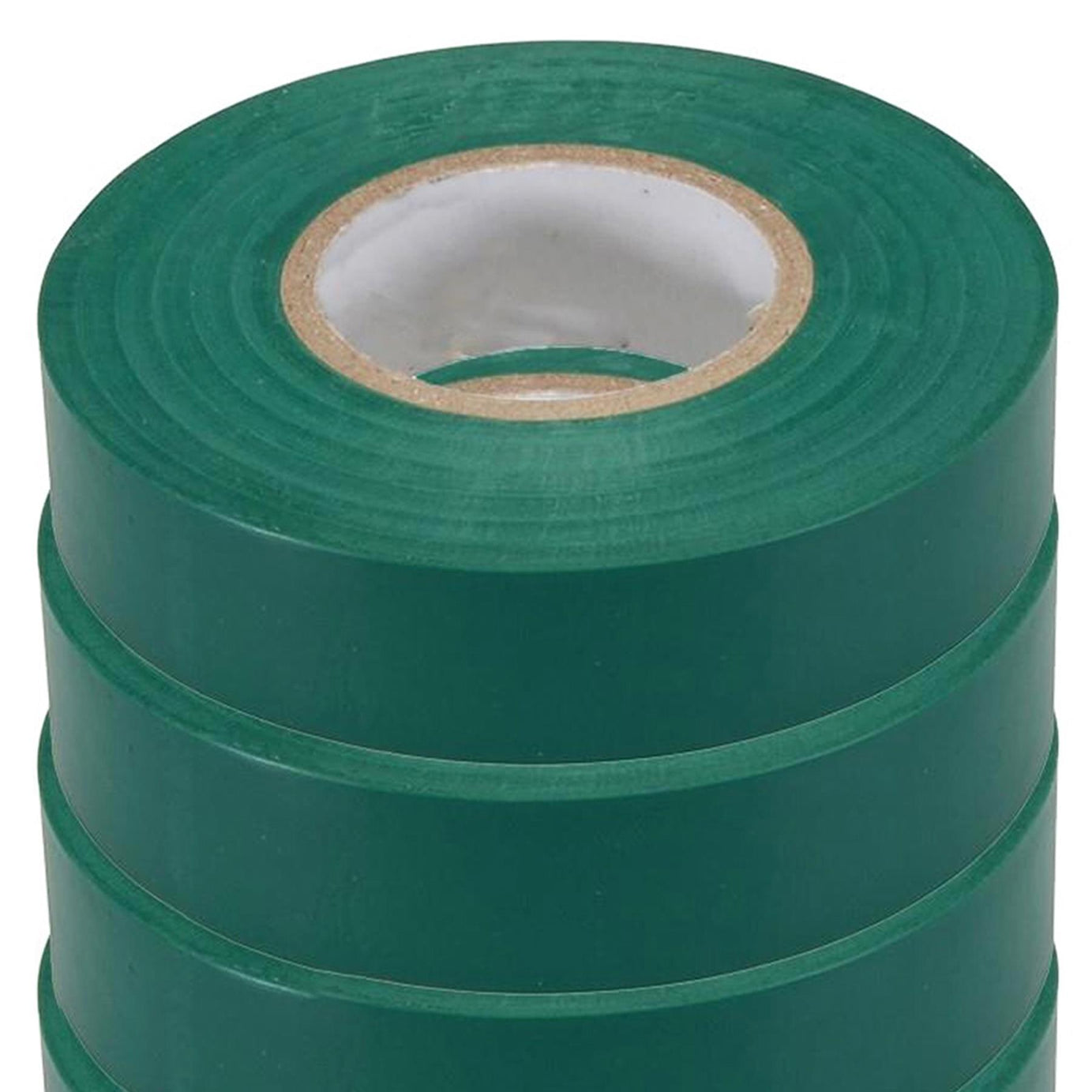 Electrical Pvc Insulation Insulating Tape 22m Flame Retardant Rolls Green 10 Rolls