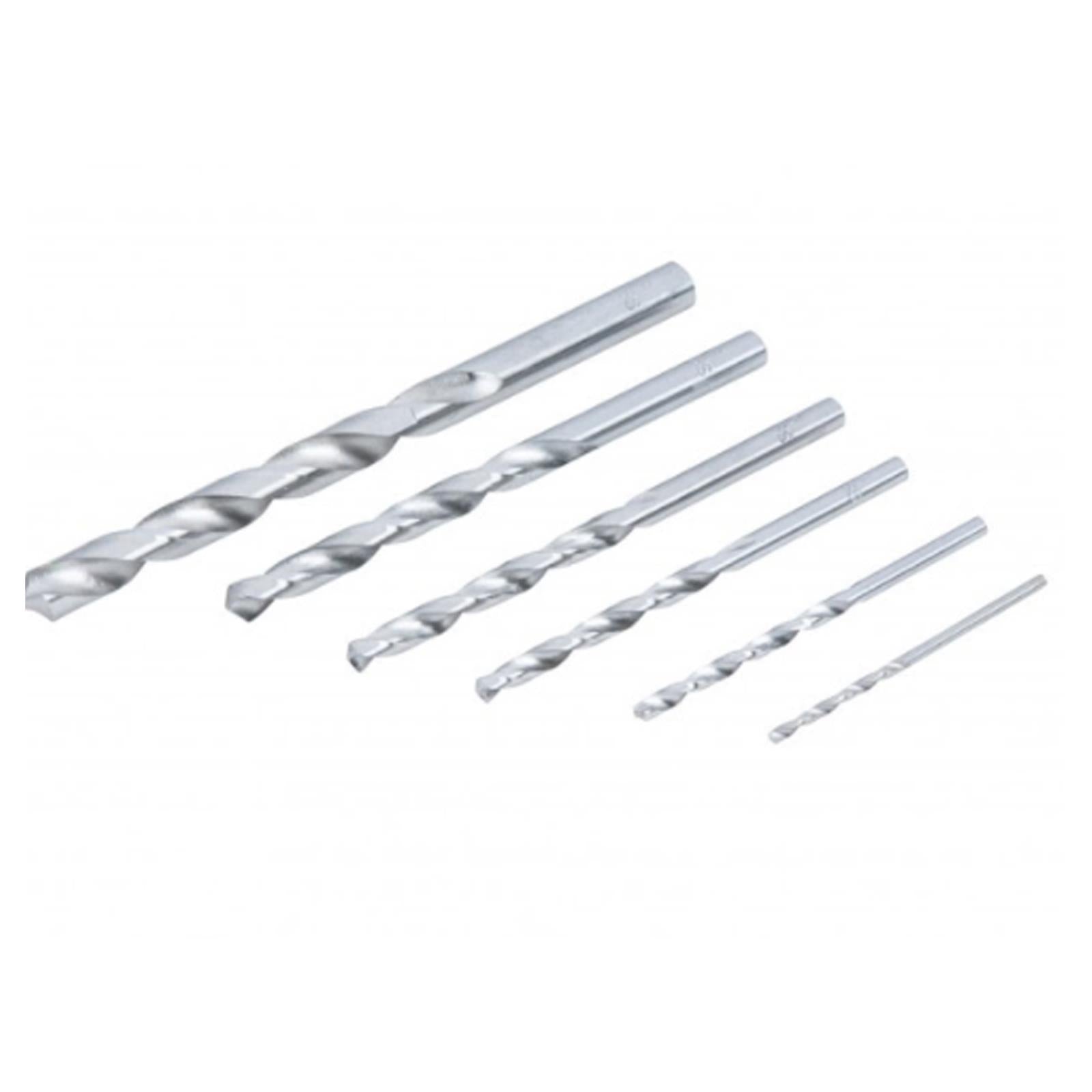 6 PCE HSS Drill Bit Set BlueSpot Tools (2 - 8mm) Wood Drill Bits