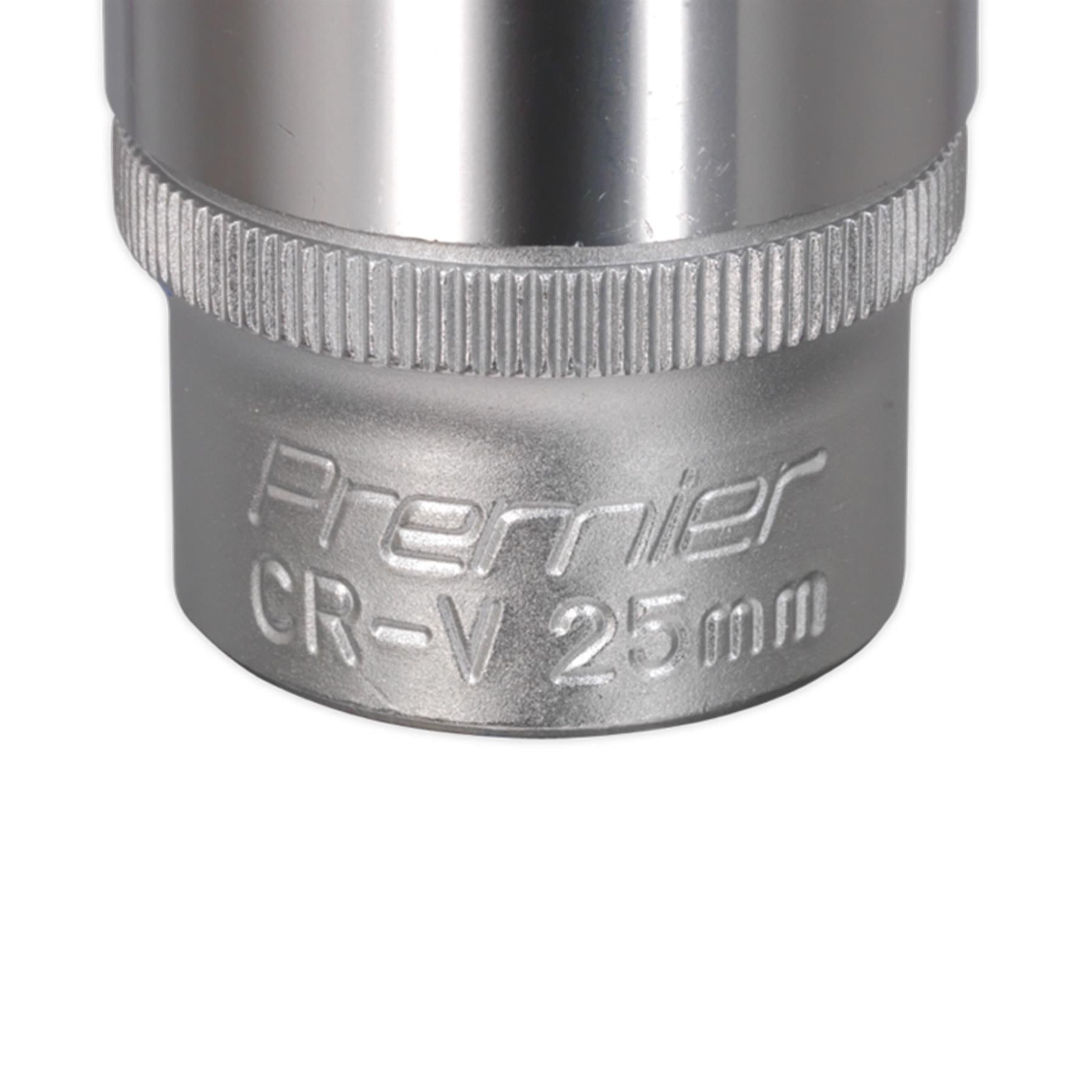 Sealey WallDrive® Socket 25mm 1/2"Sq Drive