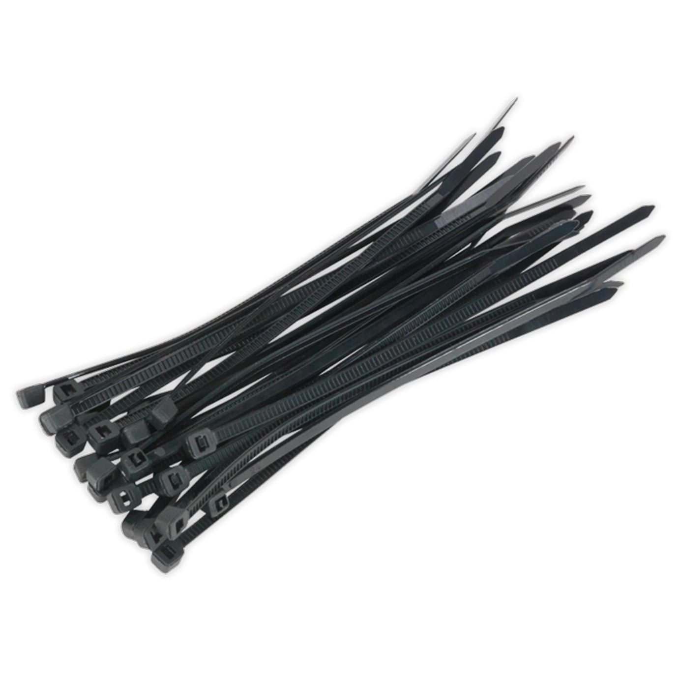 Sealey Cable Tie Assortment Black Pack of 75 Garage Workshop DIY
