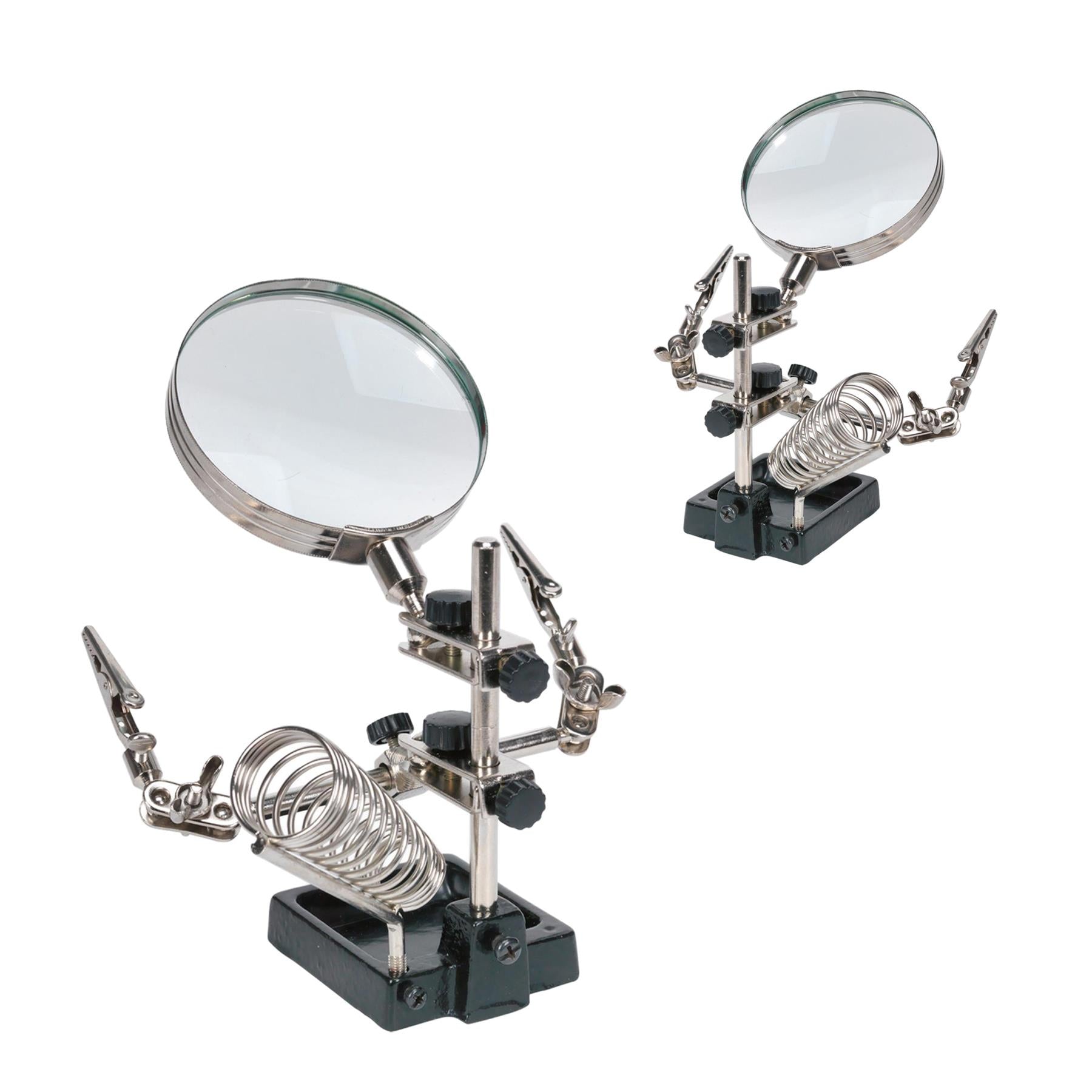 Sealey Mini Robot Soldering Stand with Magnifier & Iron Holder