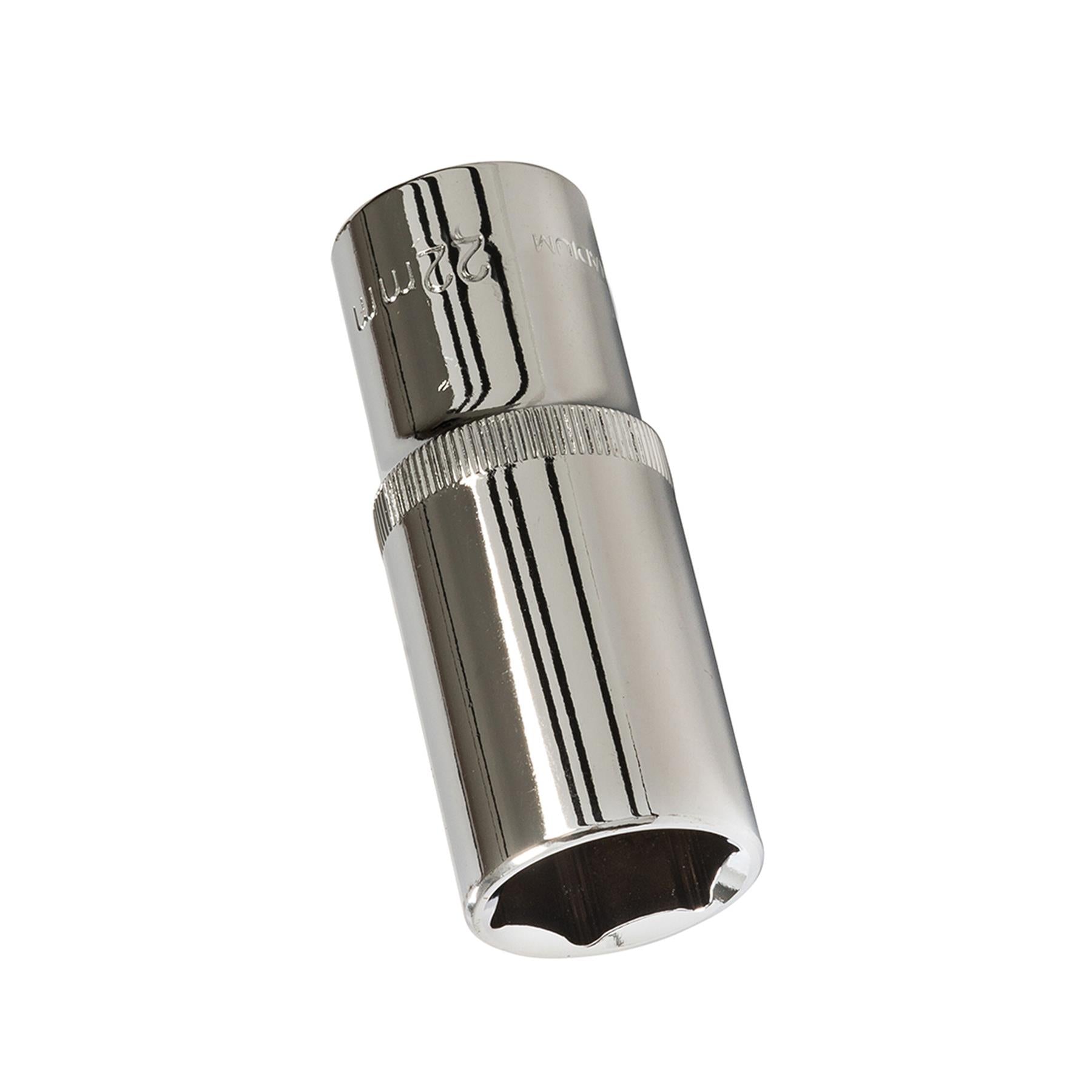 Quality Socket 1/2" Shallow Deep Drive Metric 22mm Long Hex Wrench