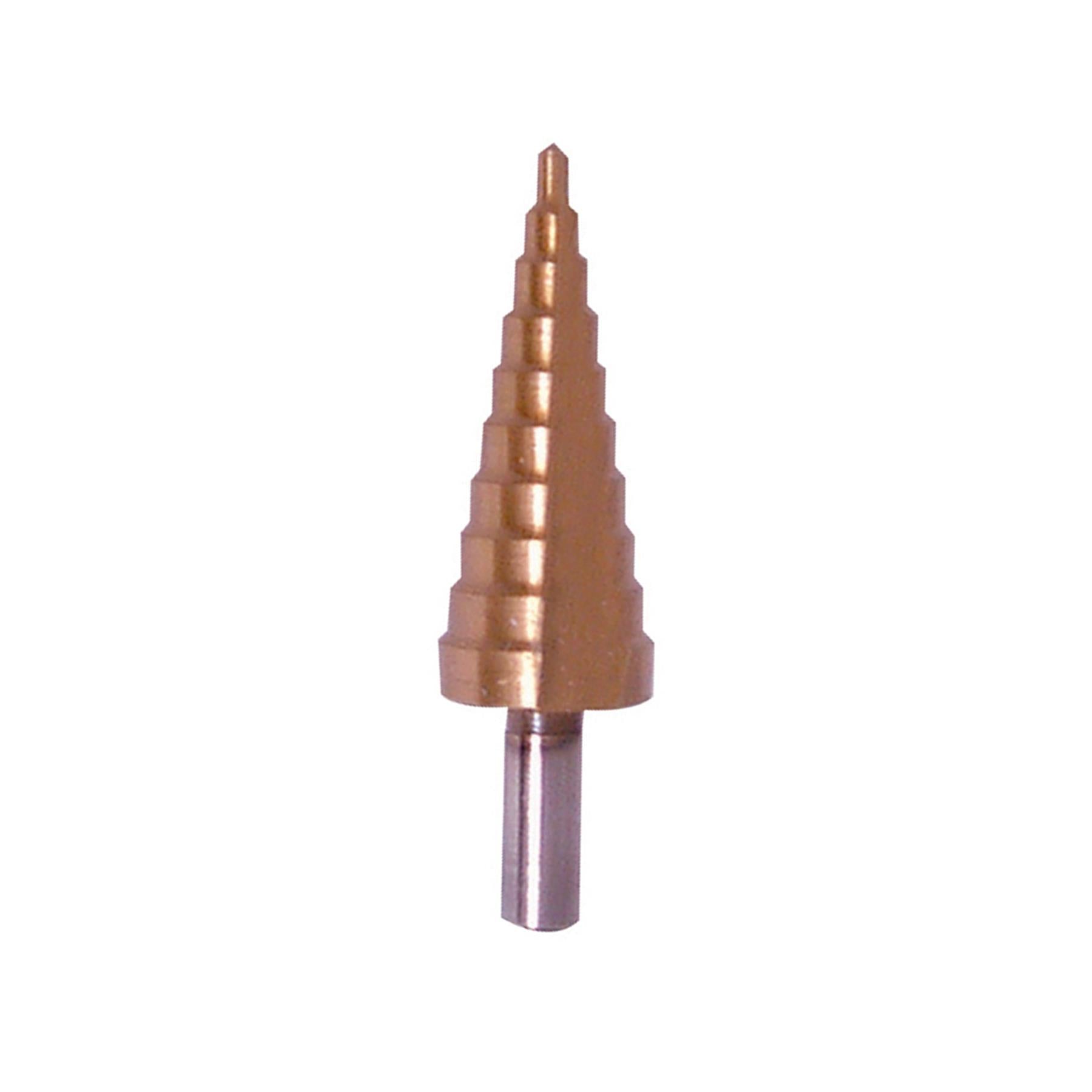 Titanium-Coated Hss Step Drill Bit 4mm - 22mm DIY Tools Produces Accurate Holes