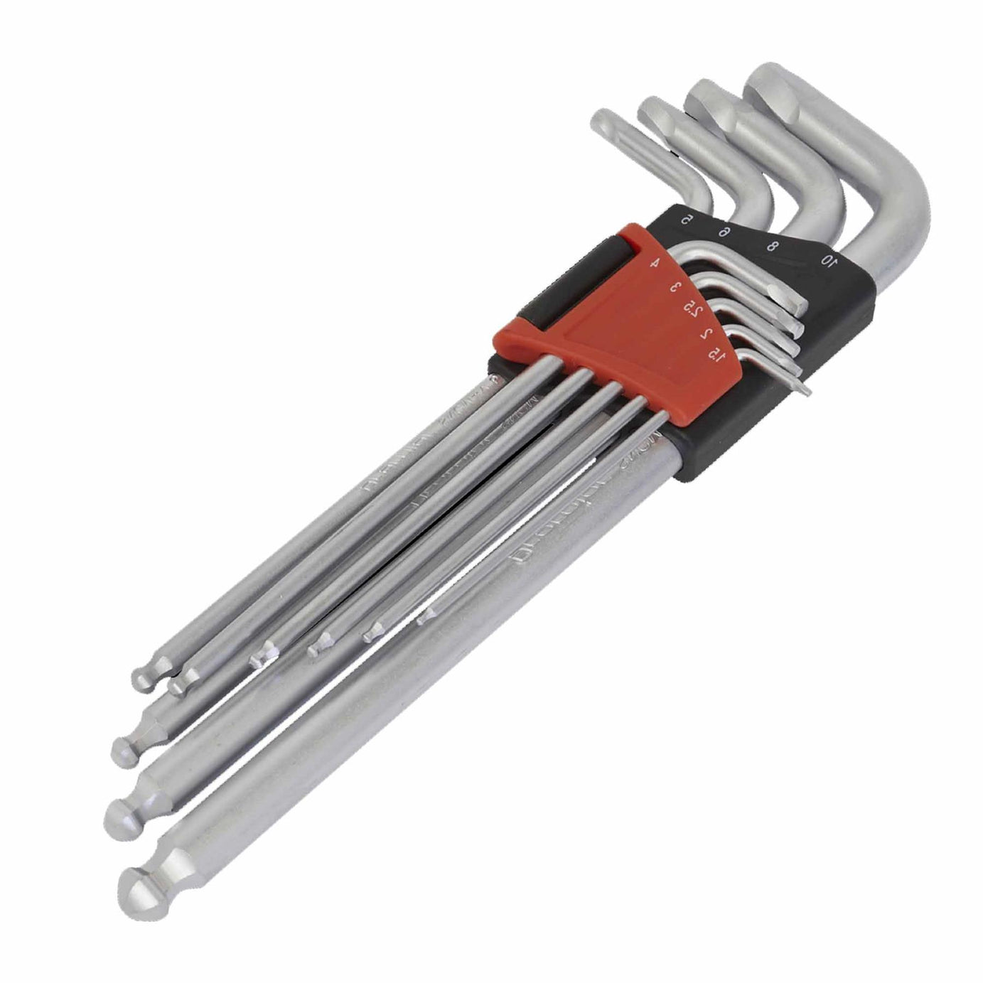 Sealey Ball-End Hex Key Set 9pc Lock-On - Metric