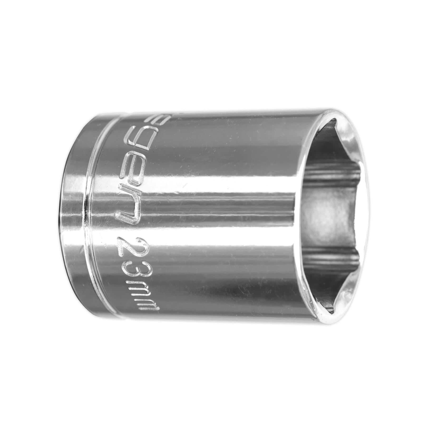 Sealey WallDrive Socket 23mm 1/2"Sq Drive