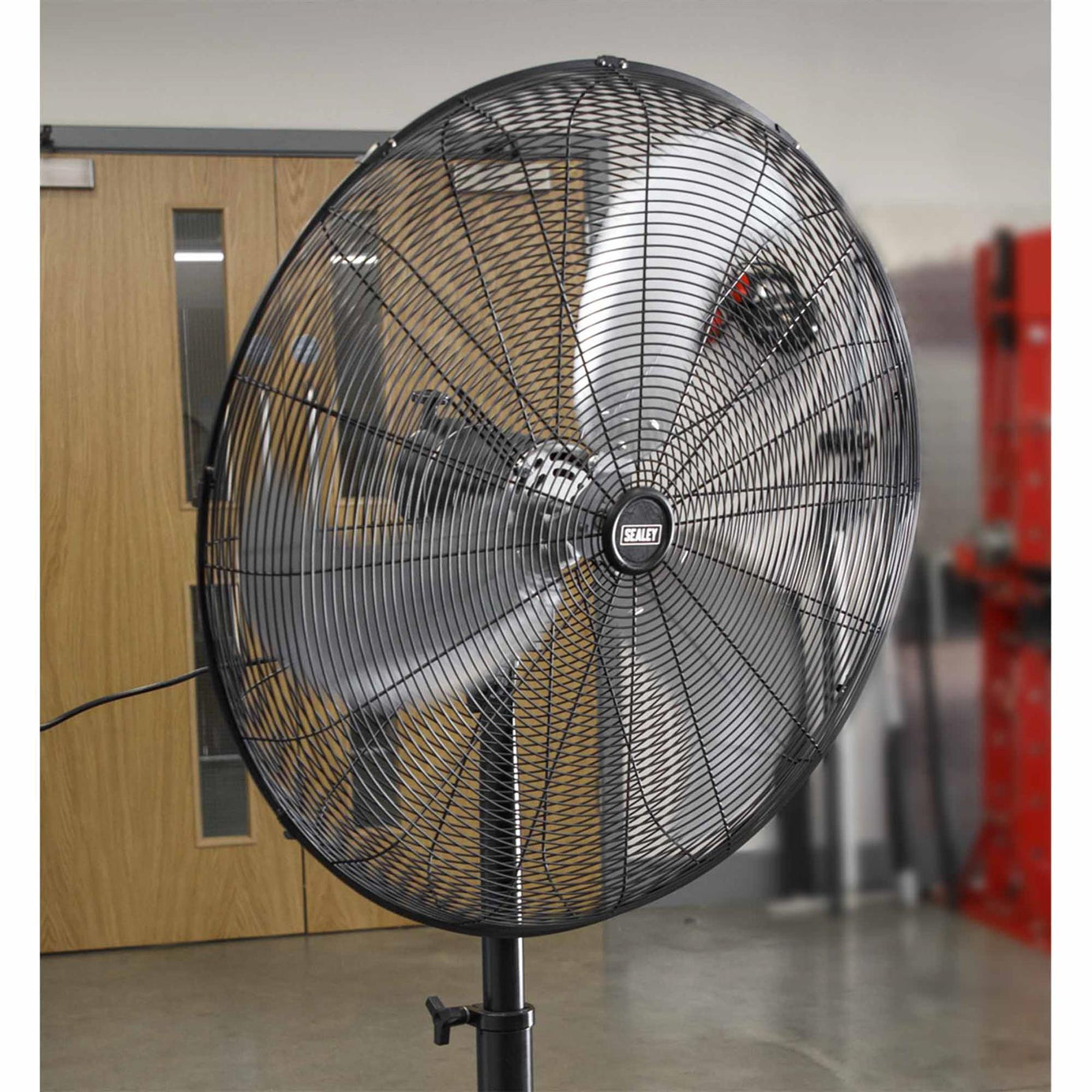 Sealey Industrial High Velocity Oscillating Pedestal Fan 30" 230V
