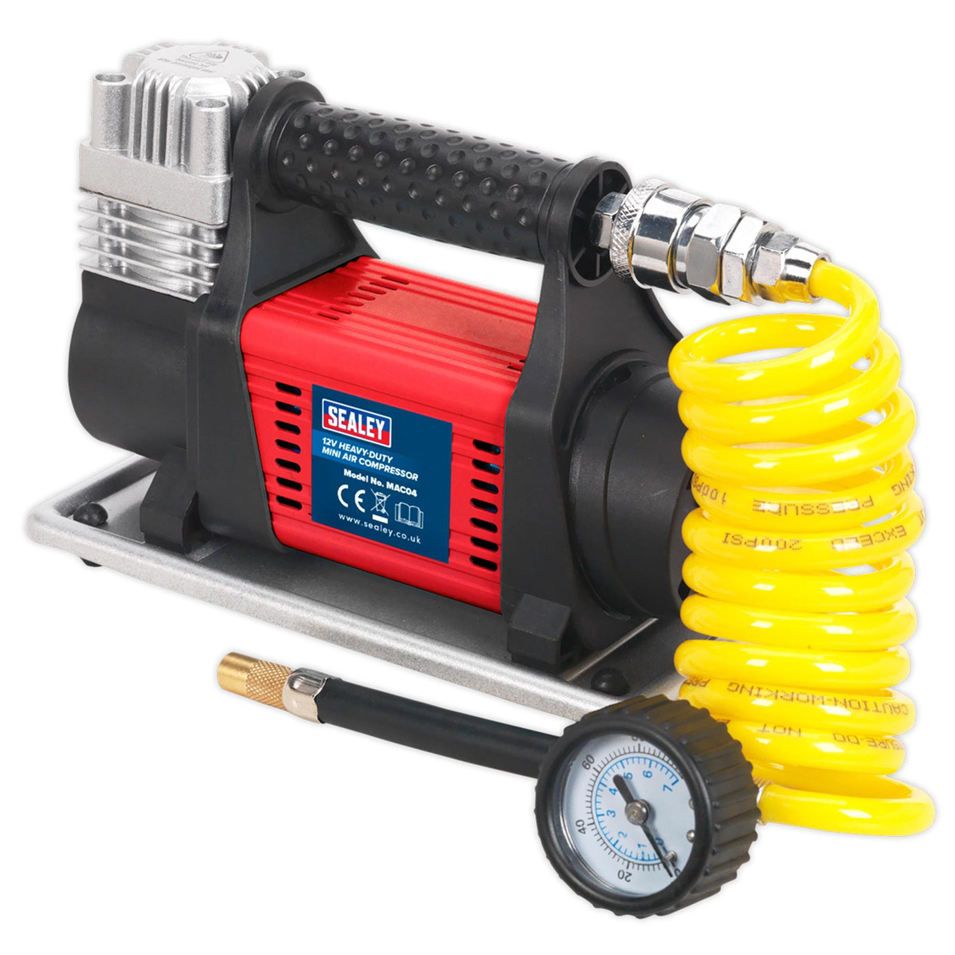 Sealey 12V Heavy-Duty Tyre Inflator/Mini Air Compressor