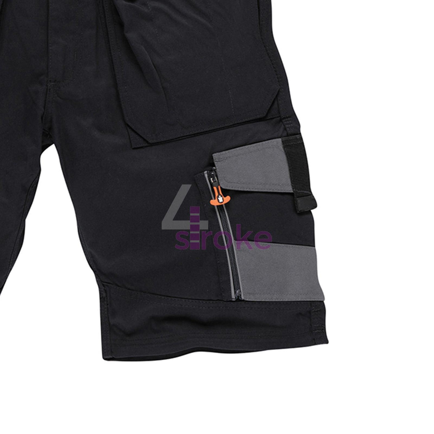 Trade Short Black Size 38" W Ykk Zipped Fly. 65% Polyester, 35% Cotton, 250gsm.