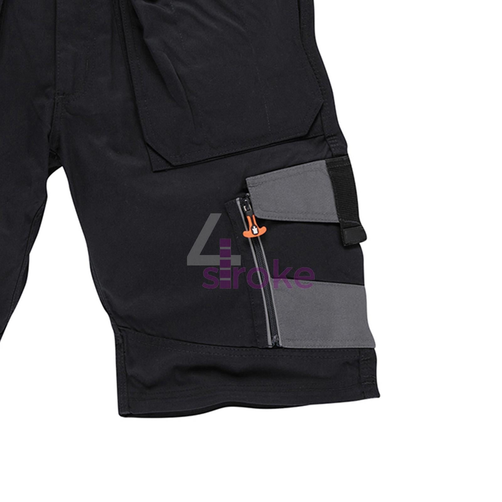 Trade Short Black Size 38" W Ykk Zipped Fly. 65% Polyester, 35% Cotton, 250gsm.