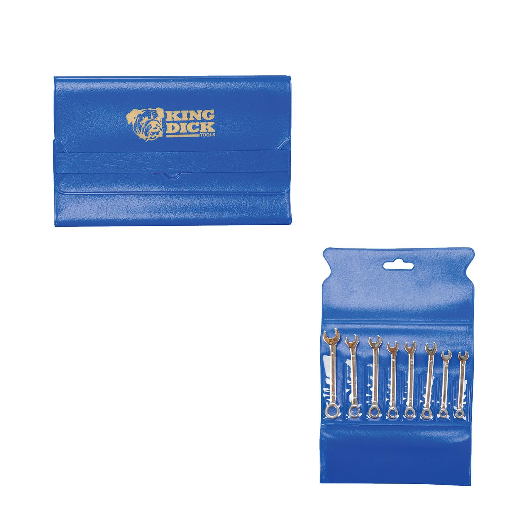 King Dick Miniature Combination Spanner Set Metric 8pcs 4 - 9mm