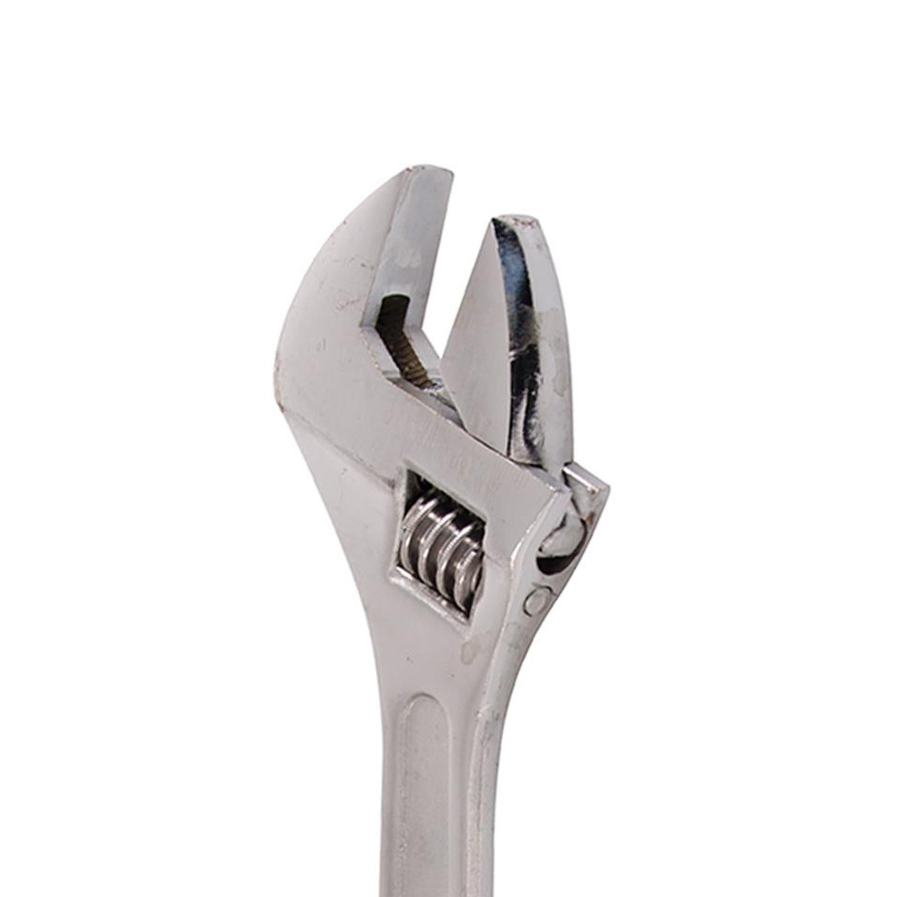 Adjustable Wrench 300mm Length - Jaw 32mm Drop-Forged Chrome Plated New