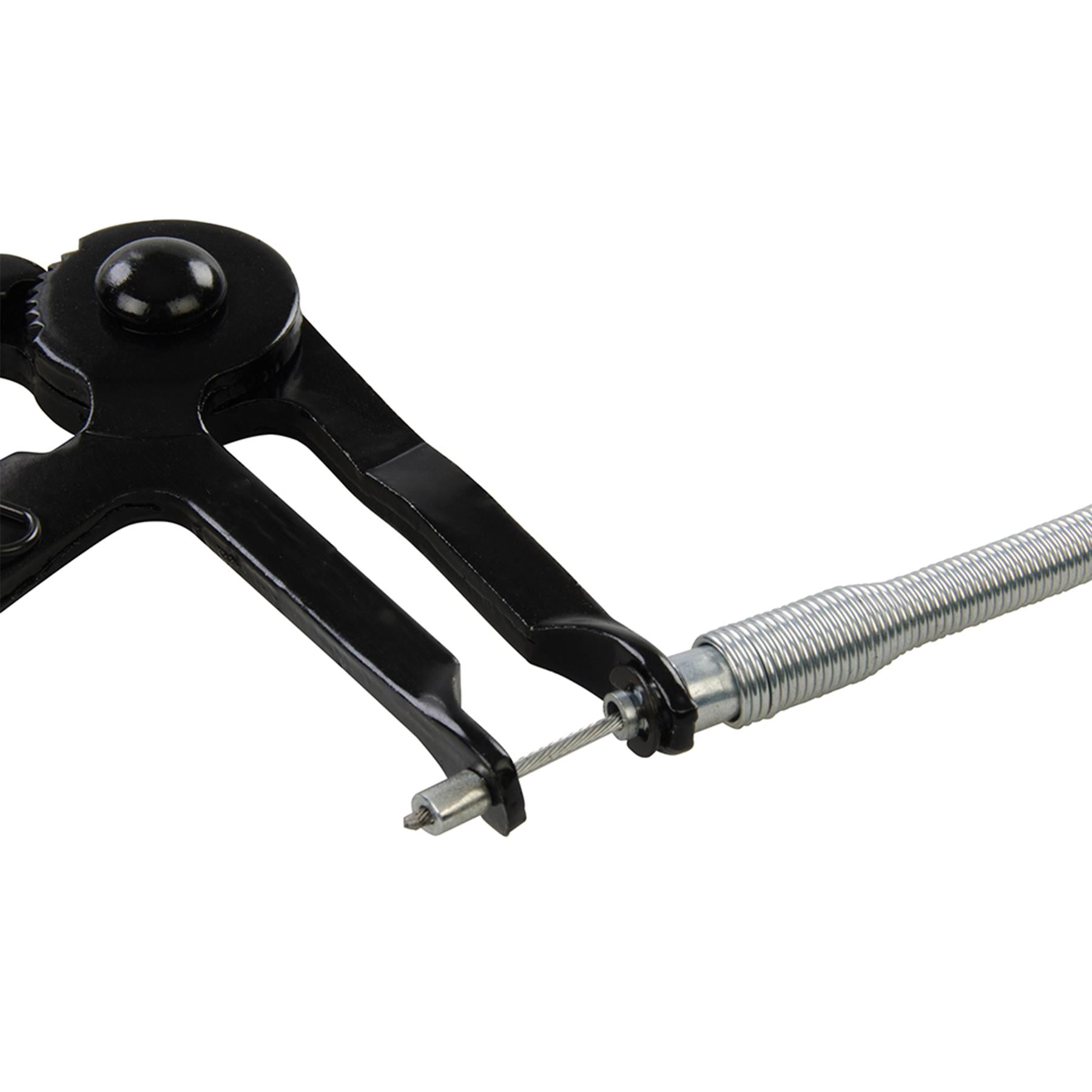 Flexible Ratchet Hose Clamp Pliers Carbon Steel Long Reach Jaws 18-54mm 610mm