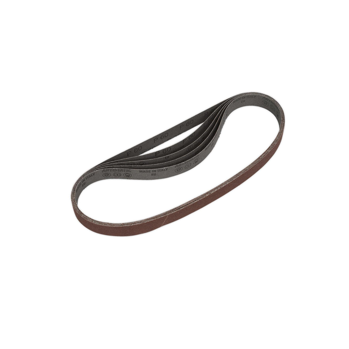 Sealey Sanding Belt 25 x 762mm 60Grit Pack of 5