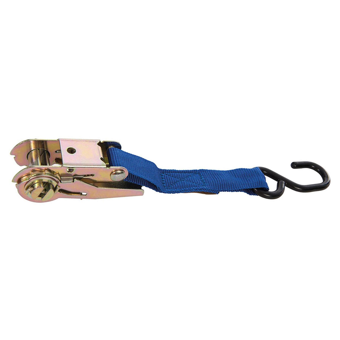Ratchet Tie Down Strap S-Hook 4.5M X 25mm Rated 150Kg Capacity 375Kg