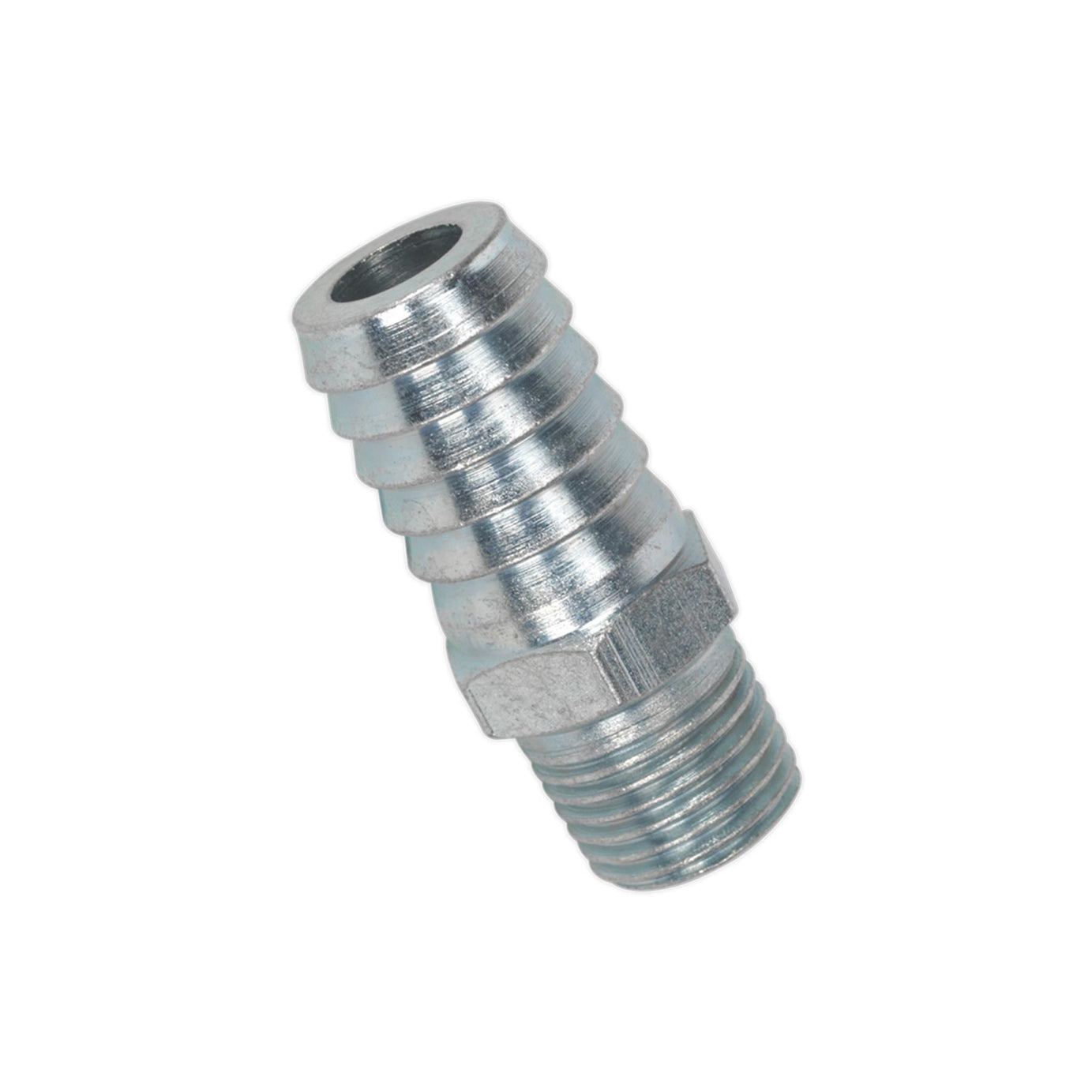 Sealey Screwed Tailpiece Male 1/4"BSPT - 1/2" Hose Pack of 5