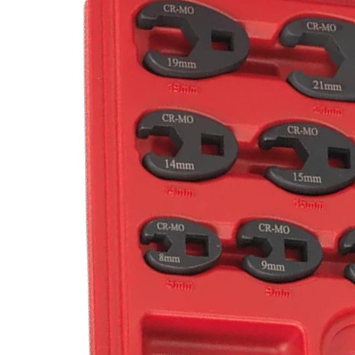 Sealey Crow's Foot Spanner Set 15pc 3/8"Sq Drive Metric