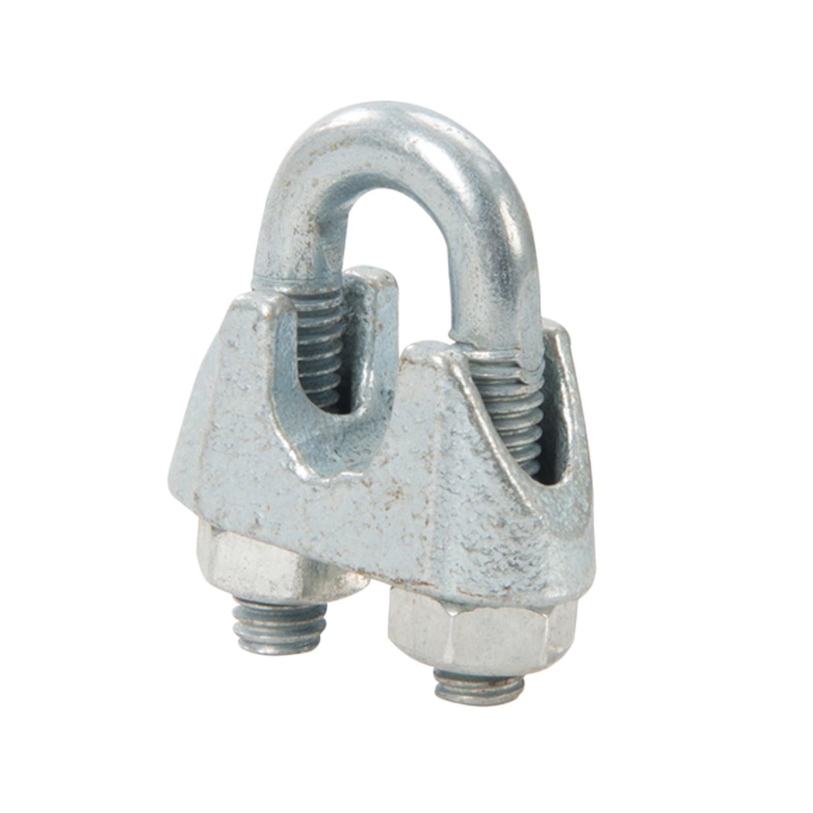 10x Wire Rope Grips Clamp M6 U Bolts Fitting Cable Cord Tie Heavy Duty Steel