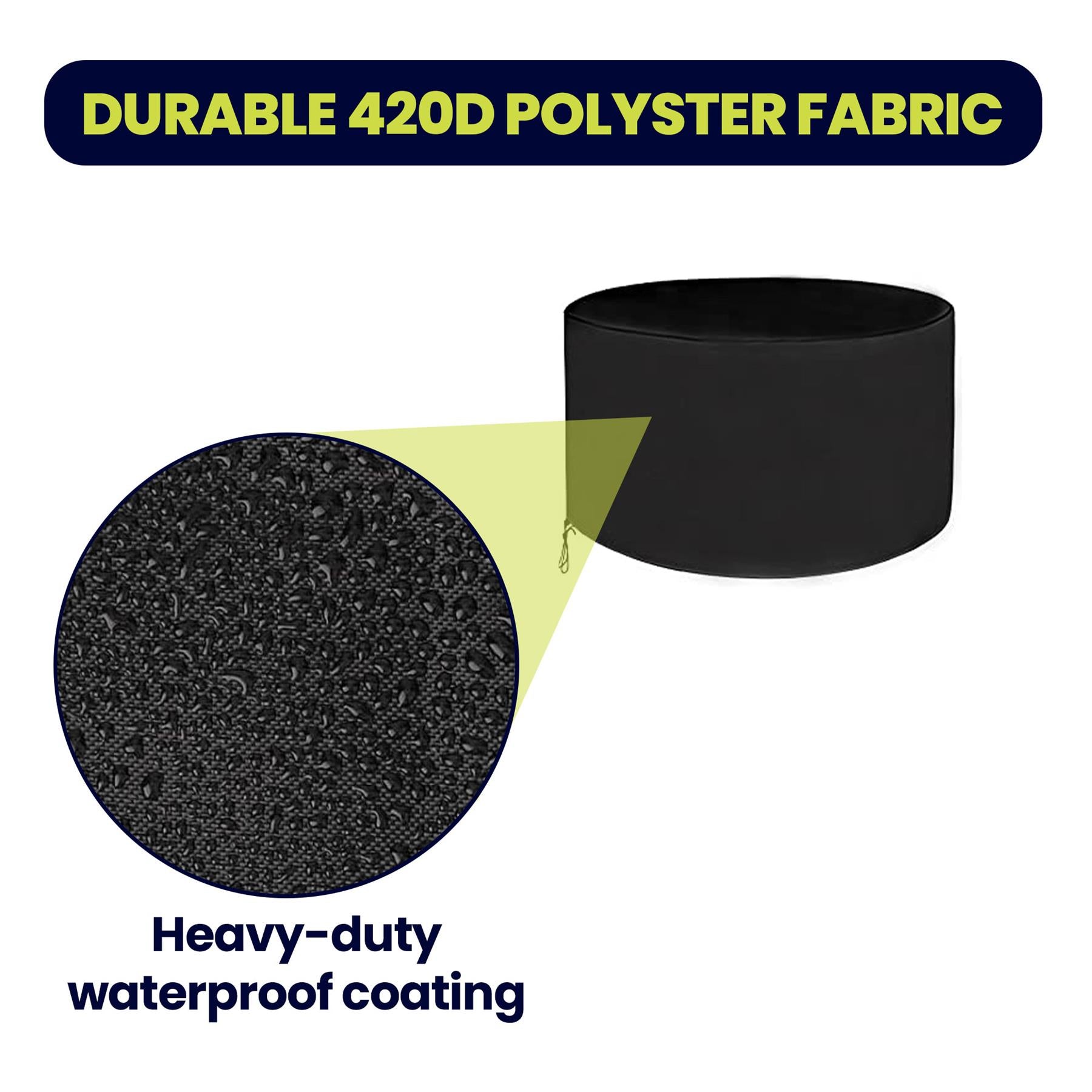 Waterproof Garden Patio Furniture Cover Outdoor Garden Round Table Cover