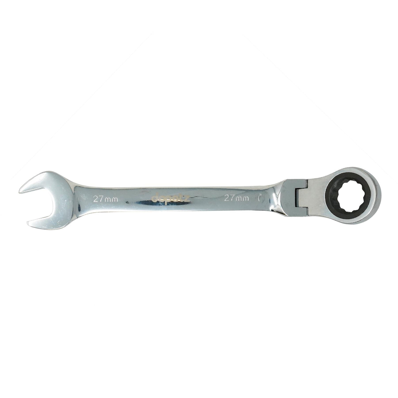 27mm Flexible Head Ratchet Metric Spanner Open End & Ring Guaranteed