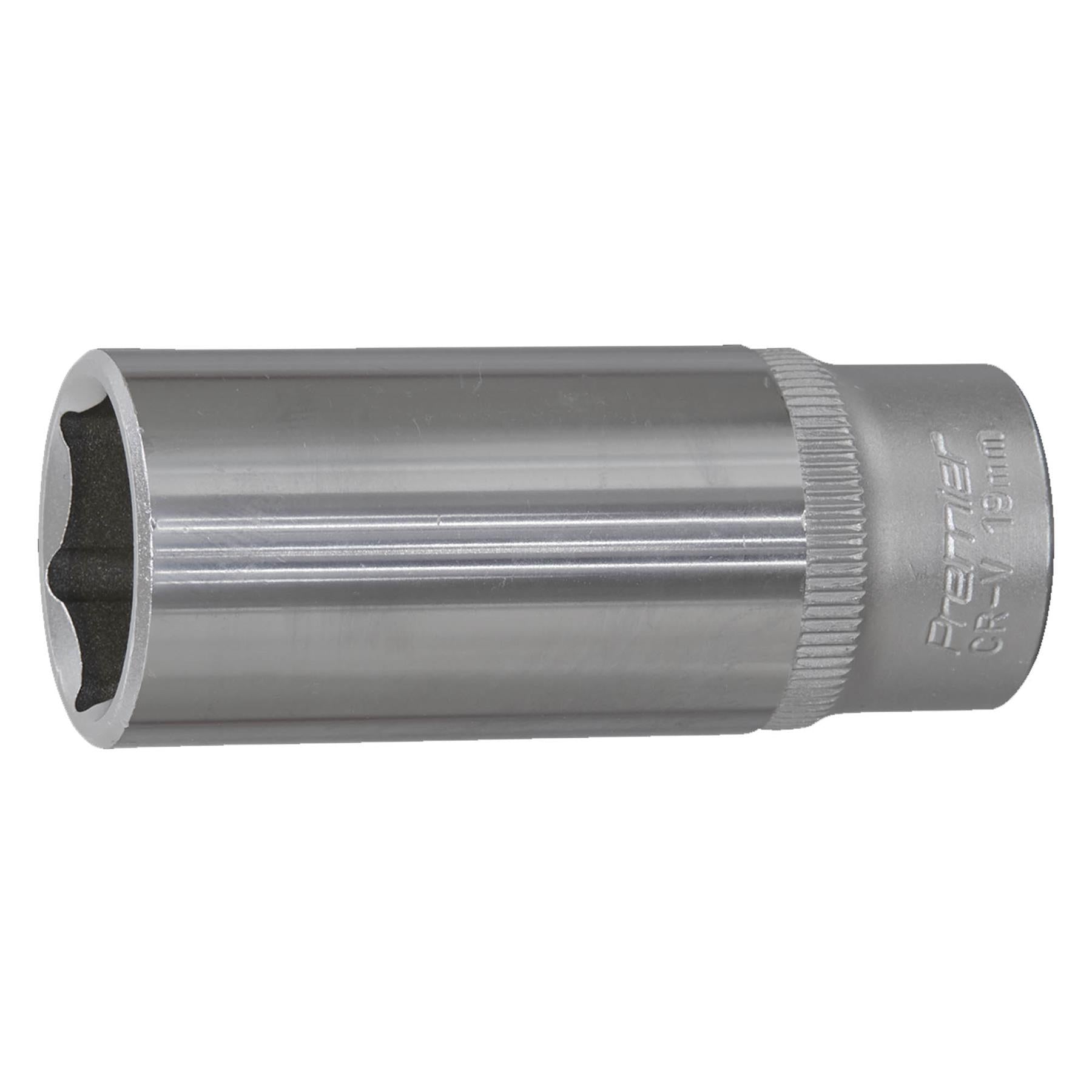 Sealey WallDrive Socket 19mm Deep 3/8"Sq Drive