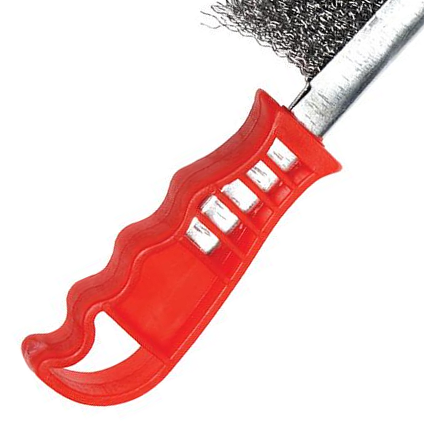 Wire Brush Steel Polyurethane Handle Heavy Cleaning Brush Hand Tools New