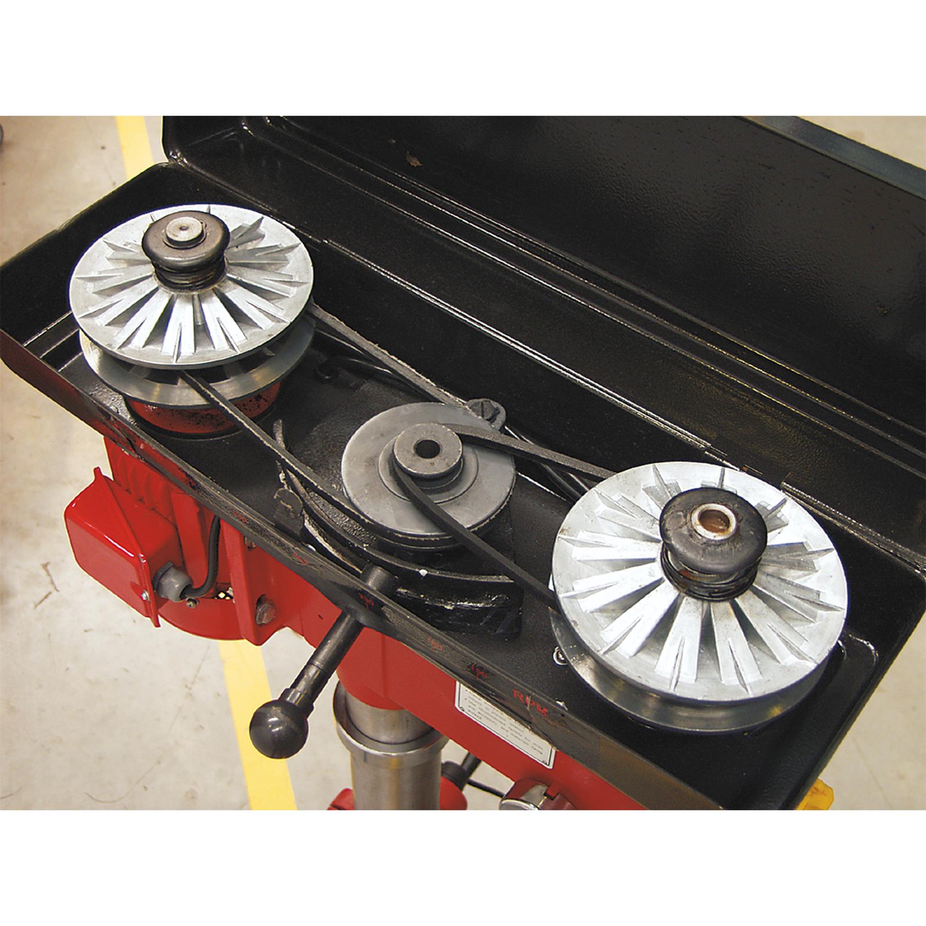 Sealey Pillar Drill Floor Variable Speed 1630mm Height 650W/230V