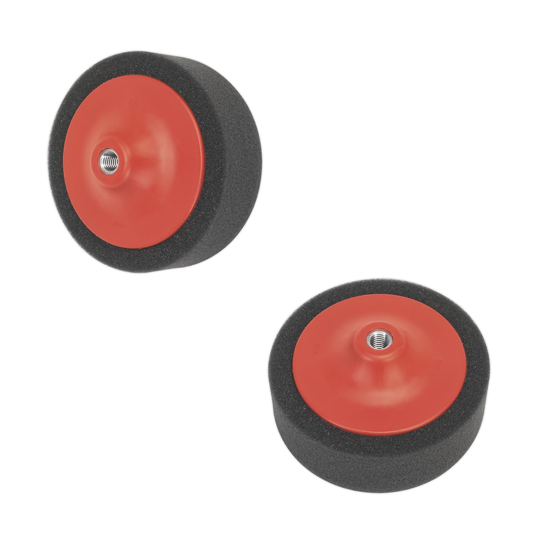 Sealey Buffing & Polishing Foam Head 150x50mm M14x2mm Black/Soft