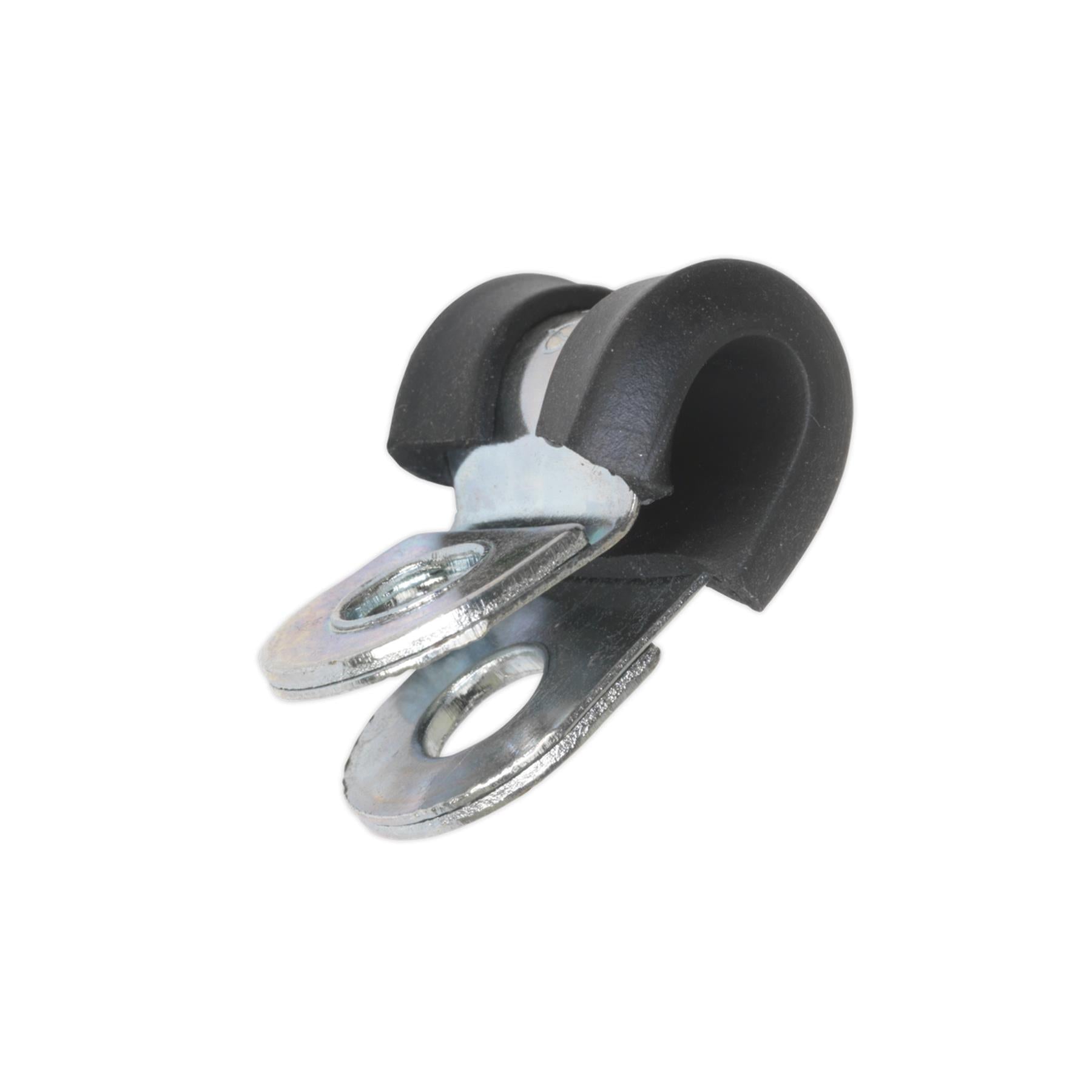 Sealey P-Clip Rubber Lined 25mm Pack of 25