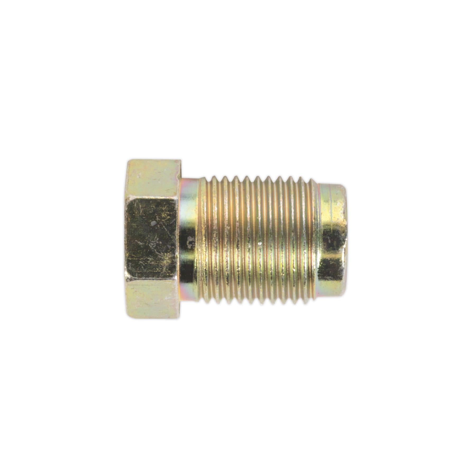 Sealey Brake Pipe Nut M12 x 1mm Male 1/4" Pipe DIN Form Pack of 10