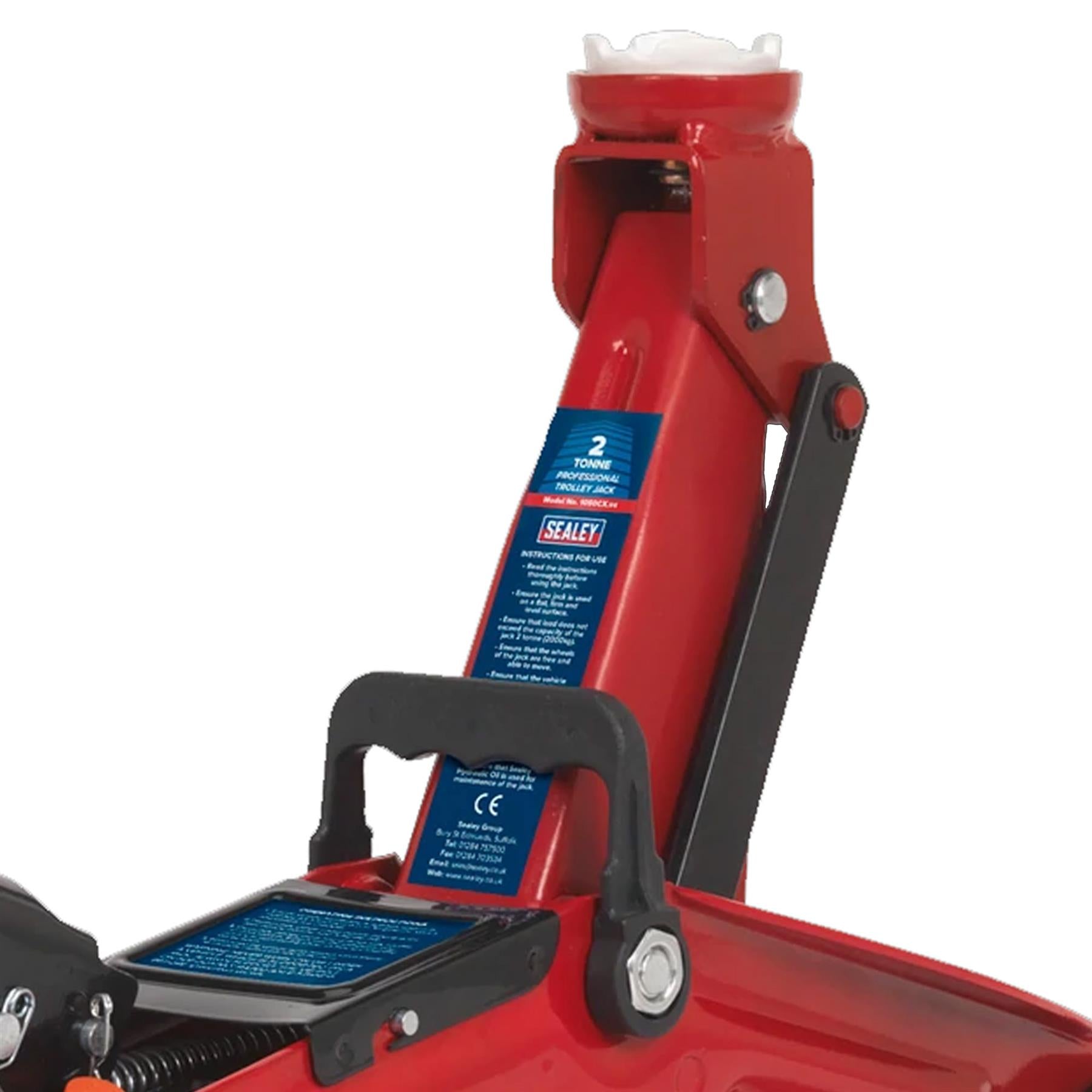 Sealey Trolley Jack 2tonne Short Chassis