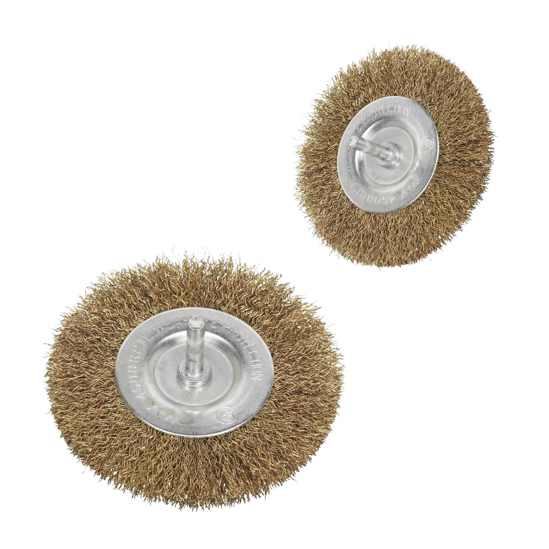 Sealey Flat Wire Brush 100mm with 6mm Shaft