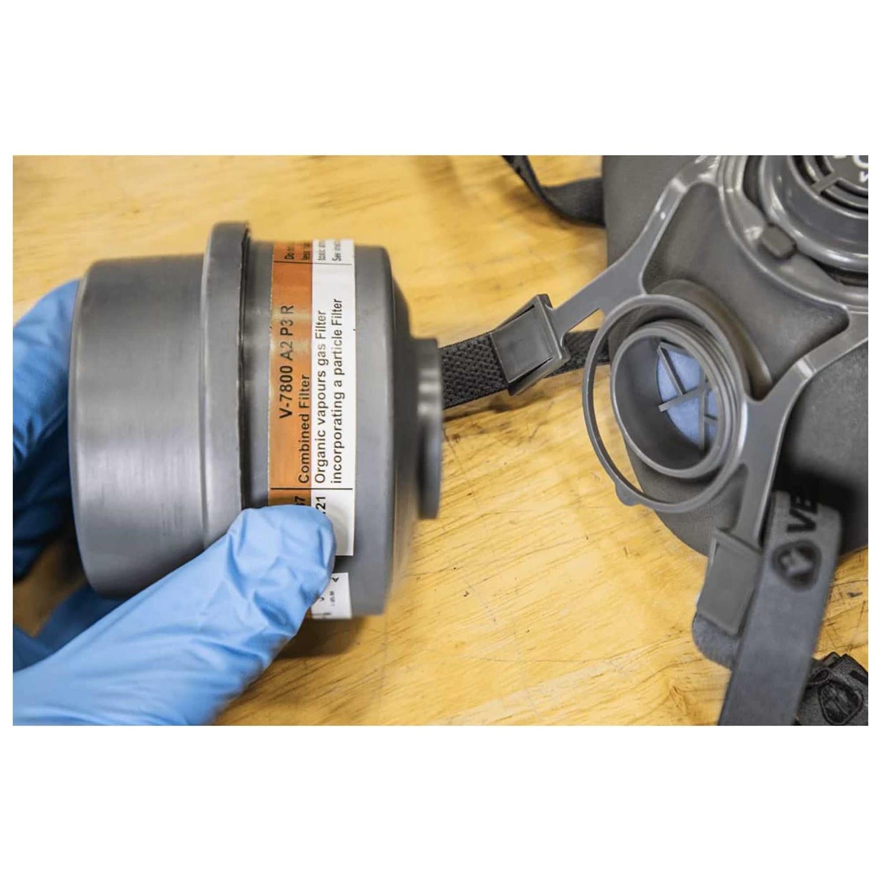 Sealey Half Mask with A2P3R Filter Cartridges