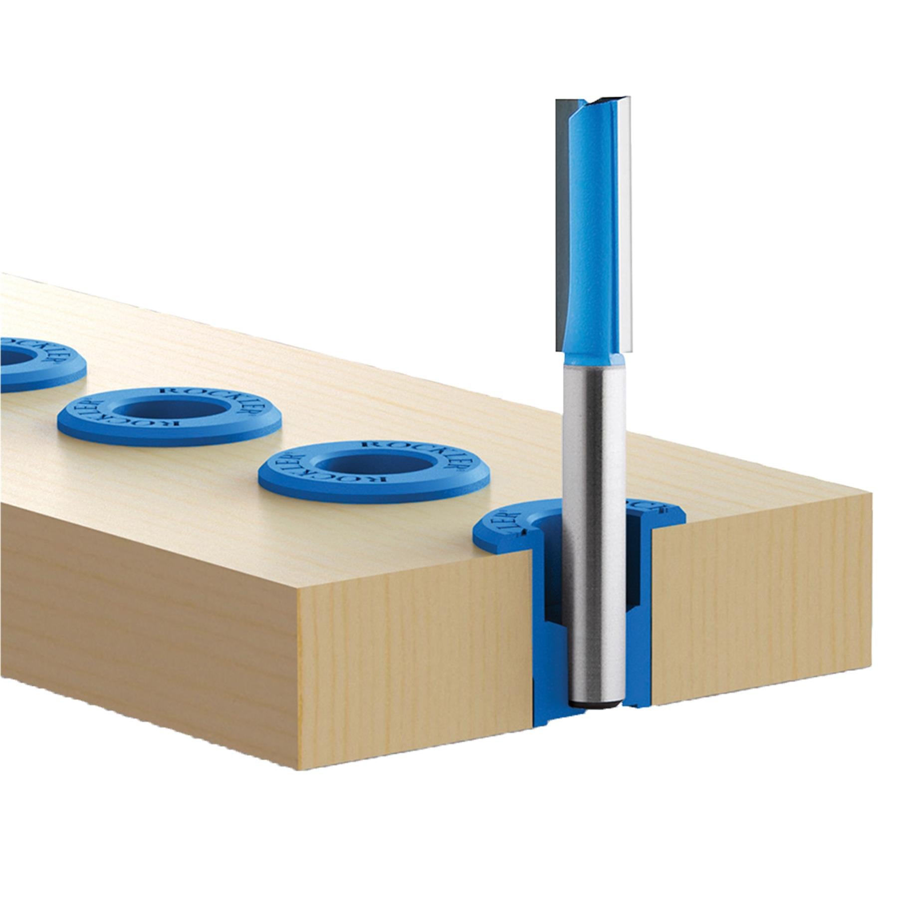 Router Bit Storage Inserts 10Pk 1/4&1/2 Shanks Moulded Polyethylene Construction