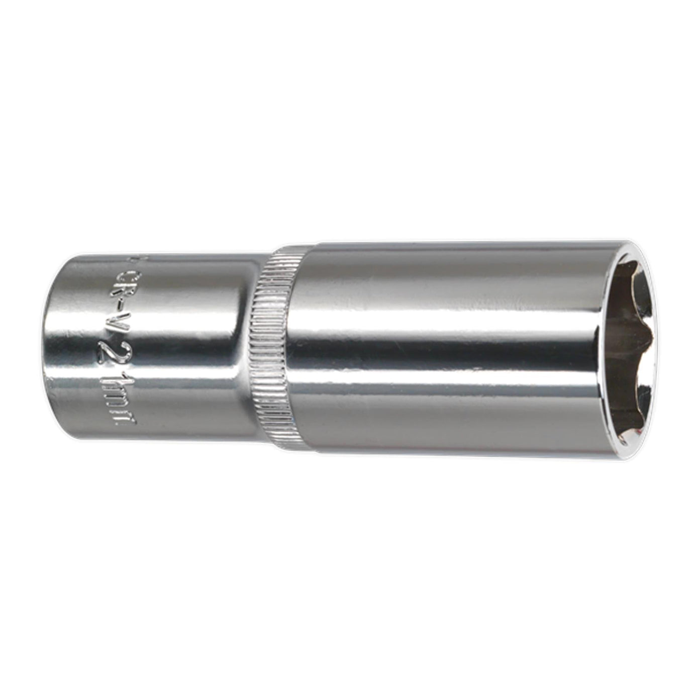 Sealey WallDrive Socket 21mm Deep 1/2"Sq Drive Fully Polished