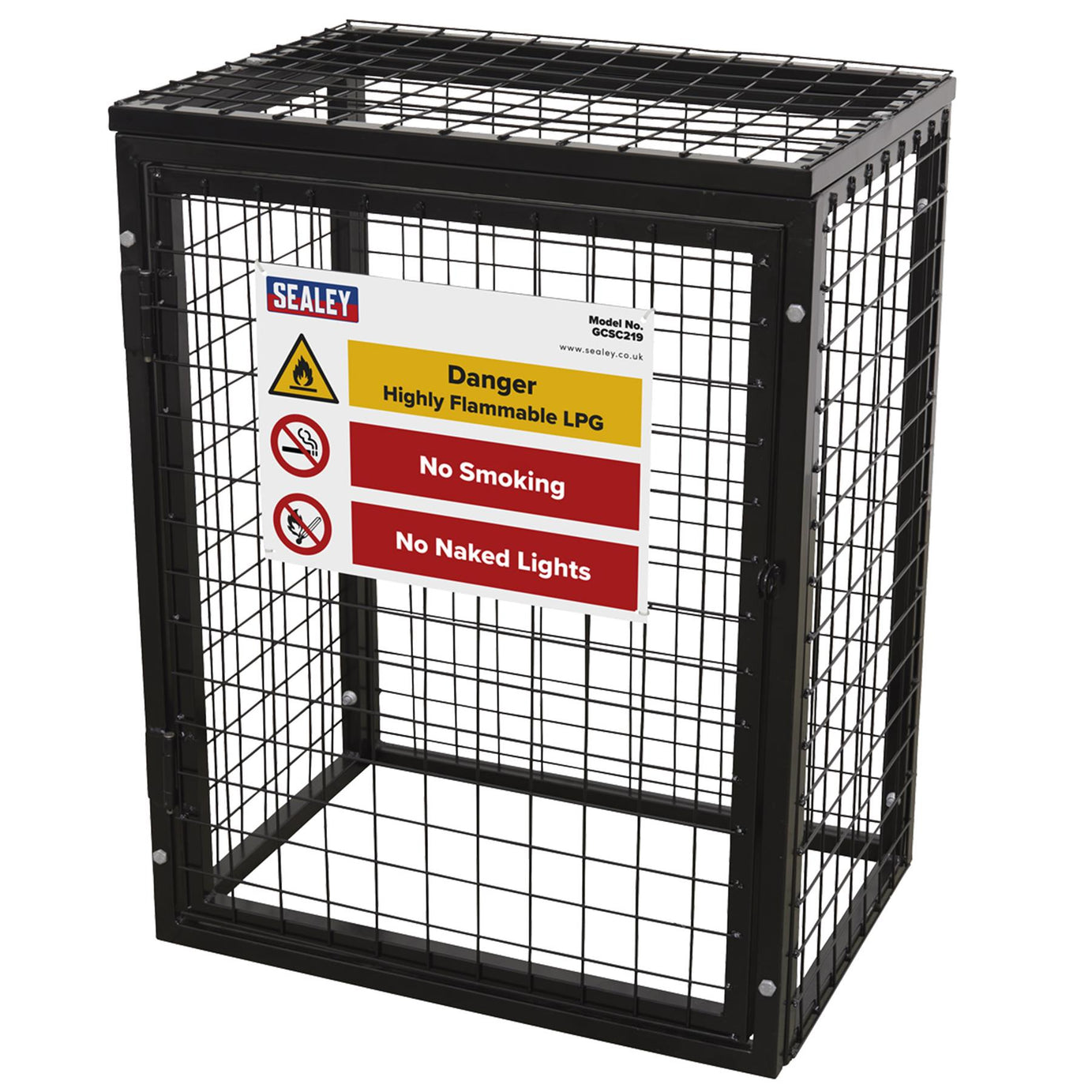 Sealey Safety Cage - 2 x 19kg Gas Cylinders