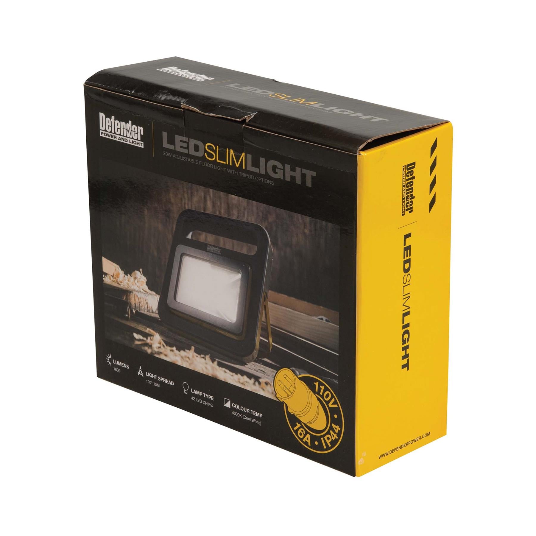 Slimline LED Floodlight 110V 50W Security Flood Light Warm Cool