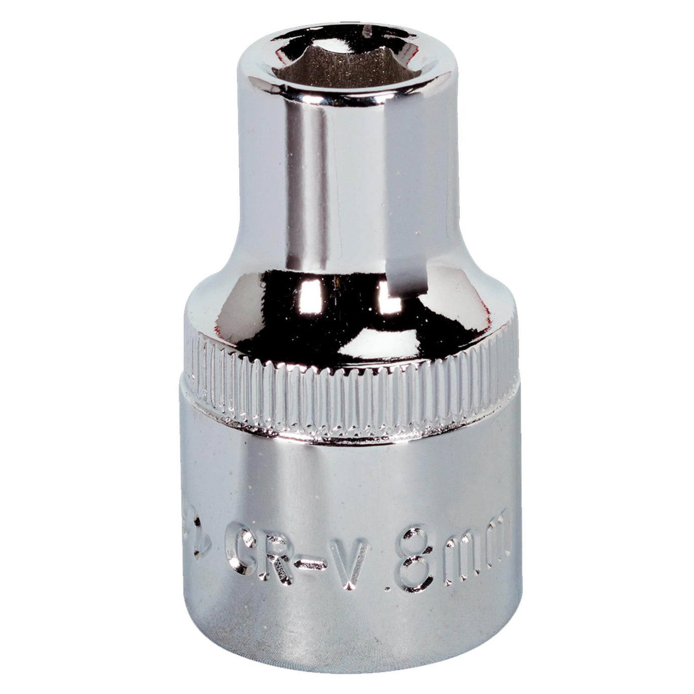 Sealey WallDrive Socket 8mm 1/2"Sq Drive Fully Polished