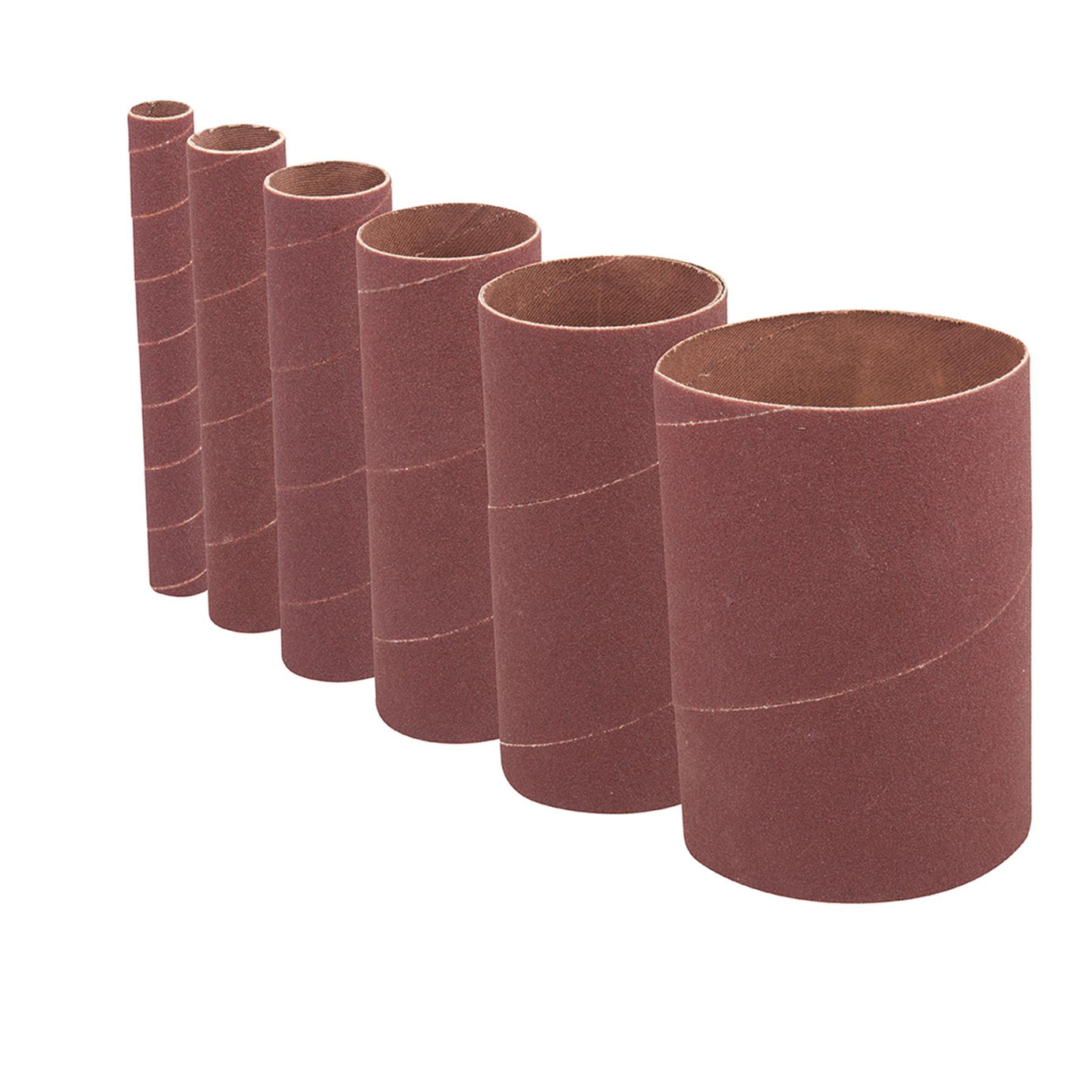 90mm Bobbin Sleeve Set 6Pce 120 Grit Sanding Curves Bends Spindle DIY New