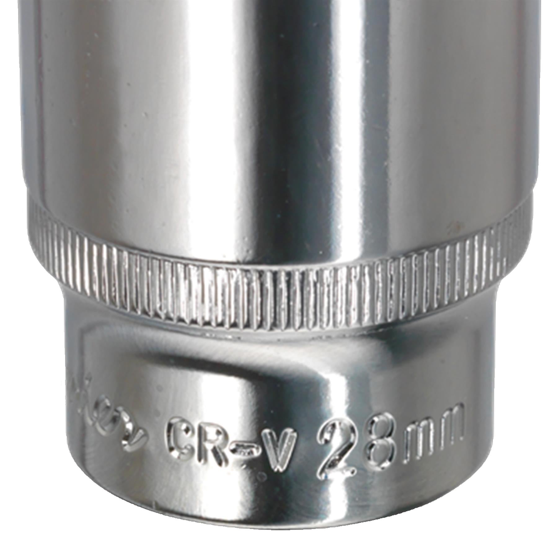 Sealey WallDrive Socket 28mm 1/2"Sq Drive Fully Polished