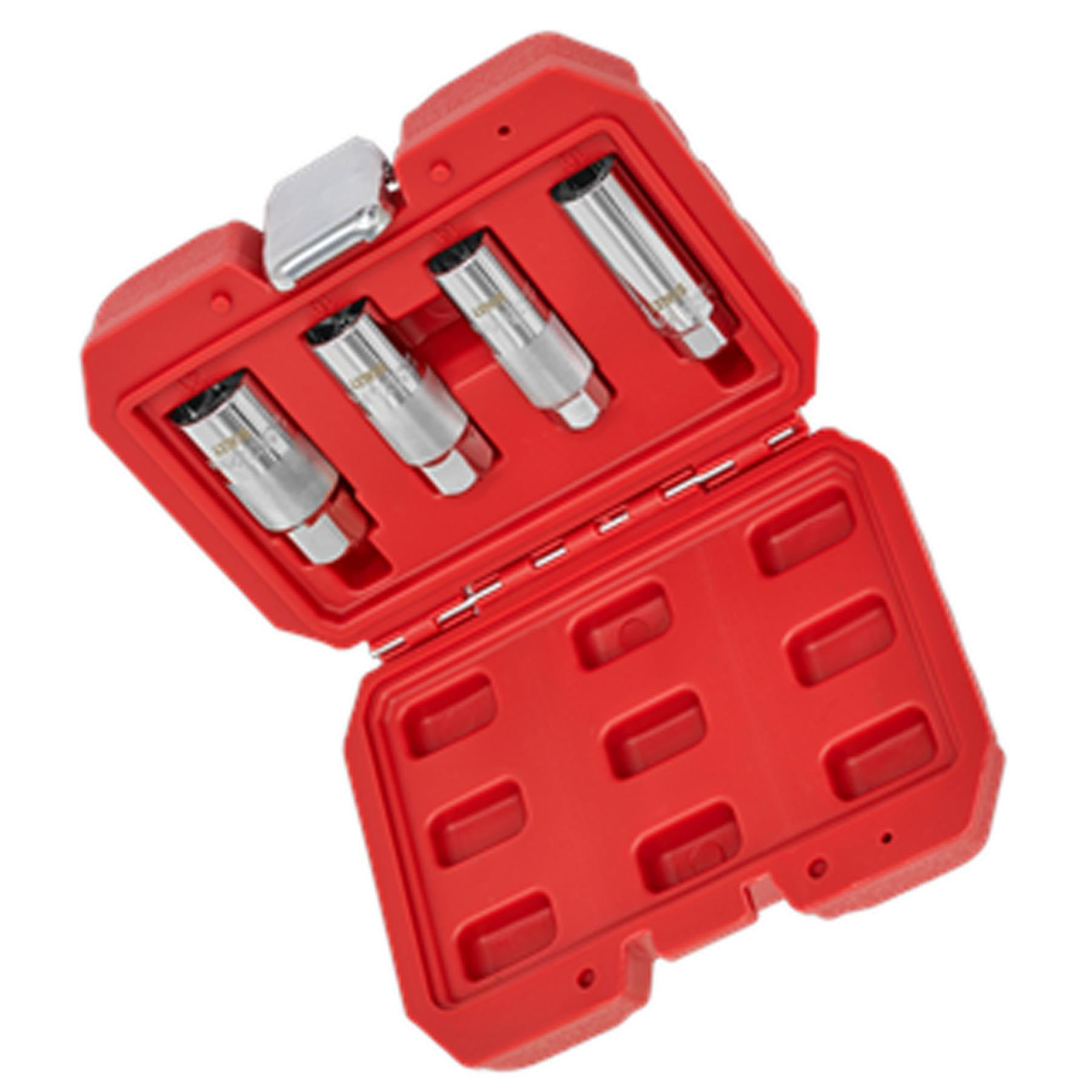 Sealey Spark Plug Socket Set 4pc 3/8"Sq Drive