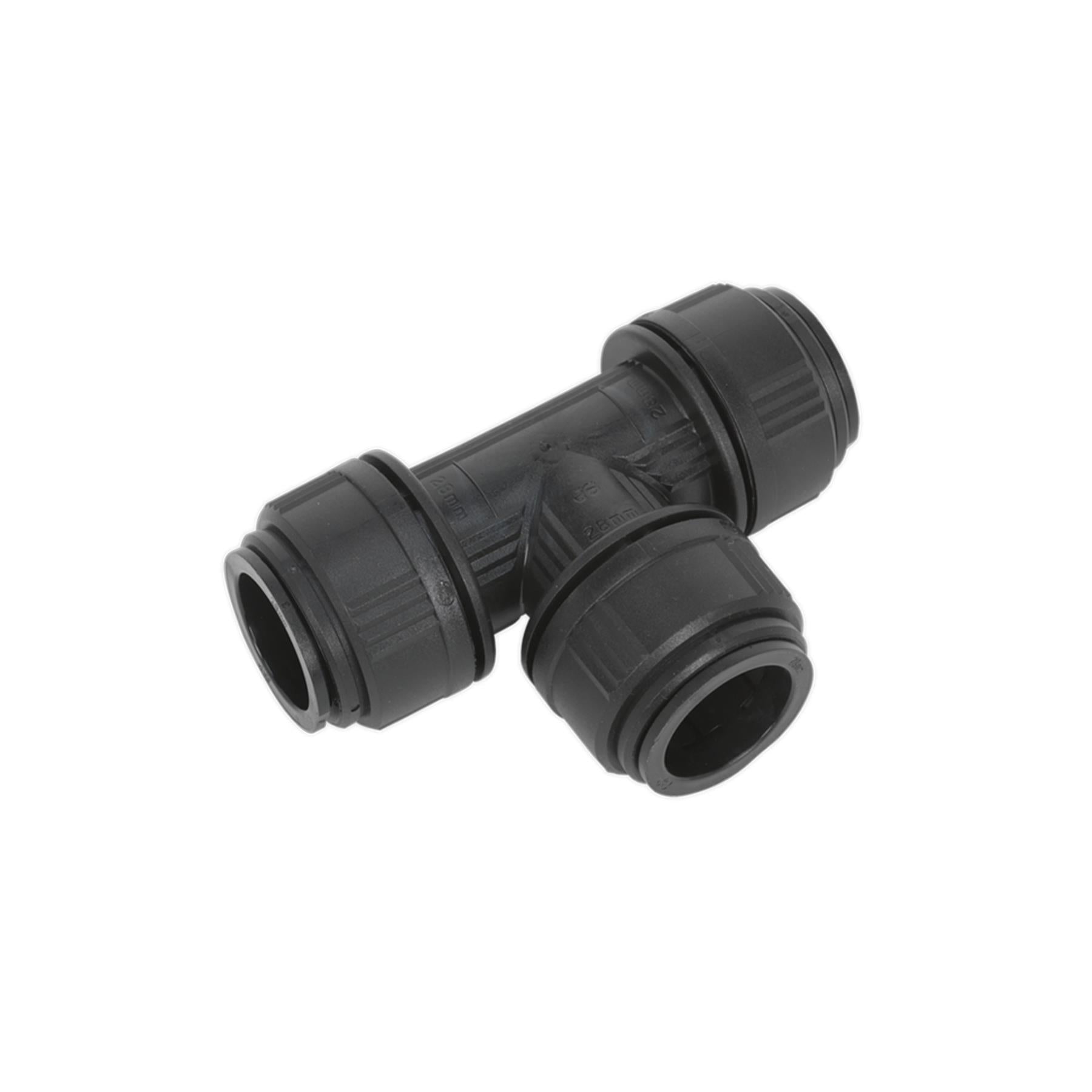 Sealey Equal Tee Ø28mm Pack of 5 (John Guest Speedfit® - PM0228E)