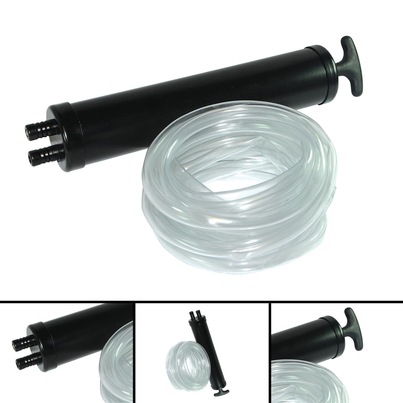 Oil Fluid Suction Transfer Hand Syringe Gun Pump Extractor Capacity 500cc