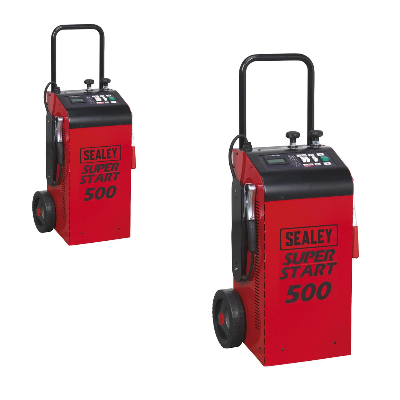 Sealey Starter/Charger 500Amp 12/24V Battery Starter Charger