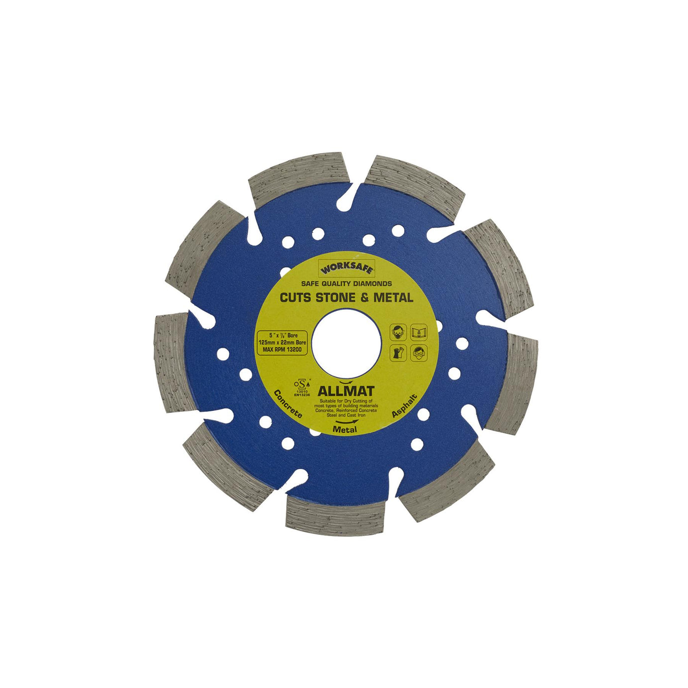 Sealey Platinum Allmat Diamond Blade 125 x 22mm