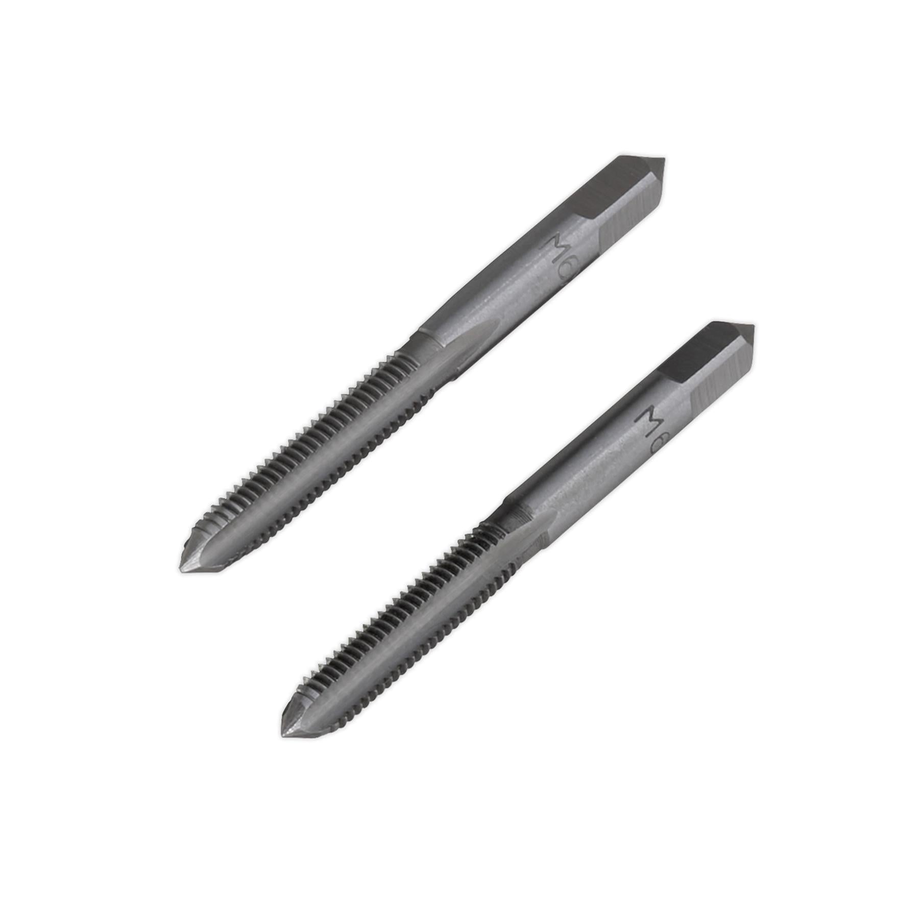 Sealey High Quality Tap Set 2pc (Taper & Plug) M6 x 1mm