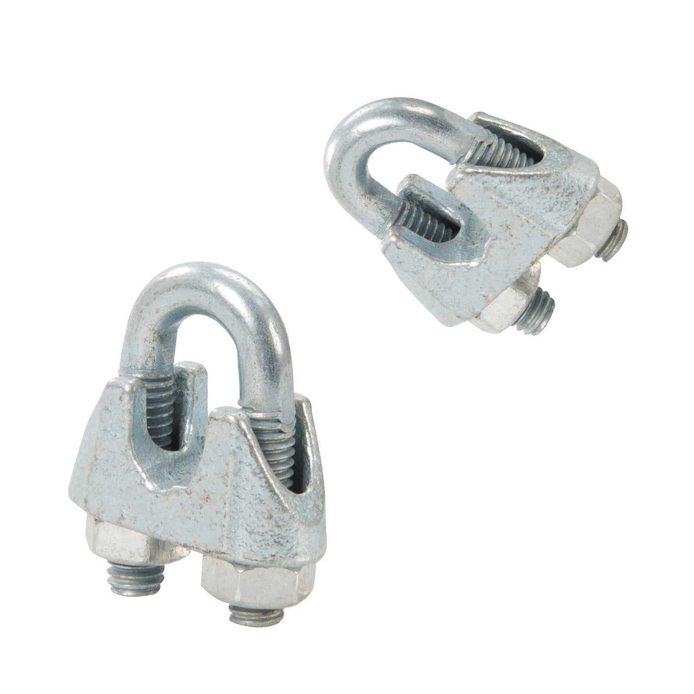 Wire Rope Grips Clamps M8 U Bolts Fitting Cable Cord Tie Heavy Duty Steel Metal