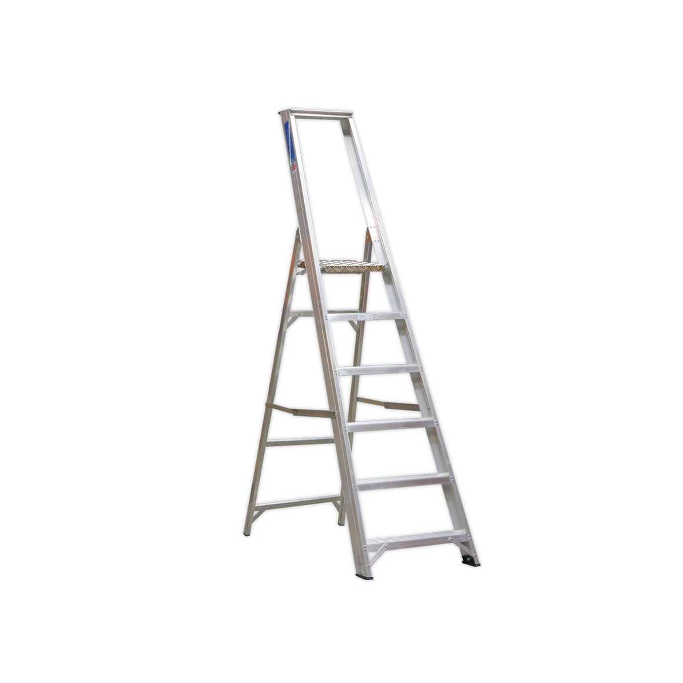 Sealey Aluminium Step Ladder 6-Tread Industrial BS 2037/1