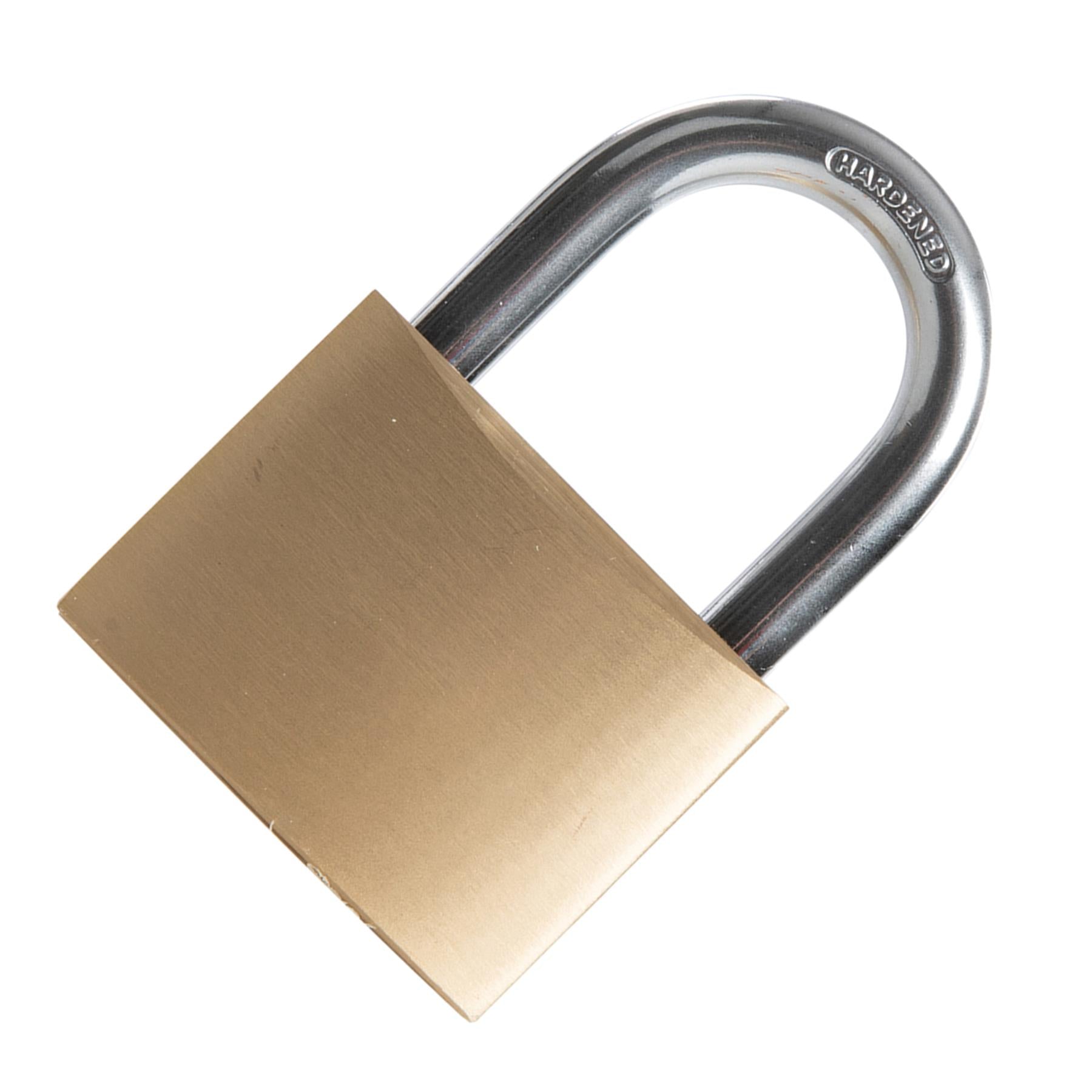 Solid Brass 60mm Padlock Strong Camping Travel Tent Backpack Lock-3 keys